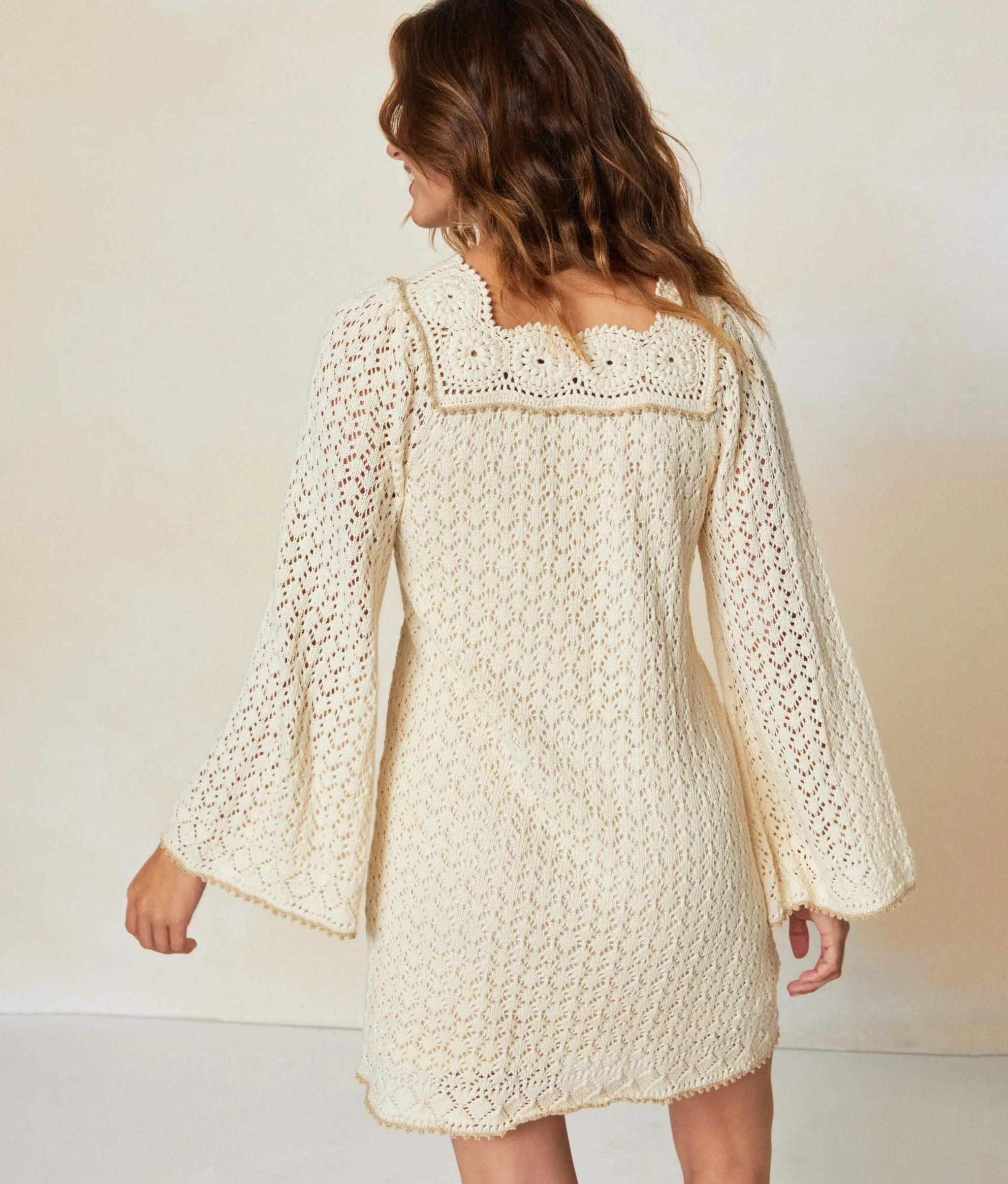The Alina Dress | Cream Crochet sold by Christy Dawn product image thumbnail 5
