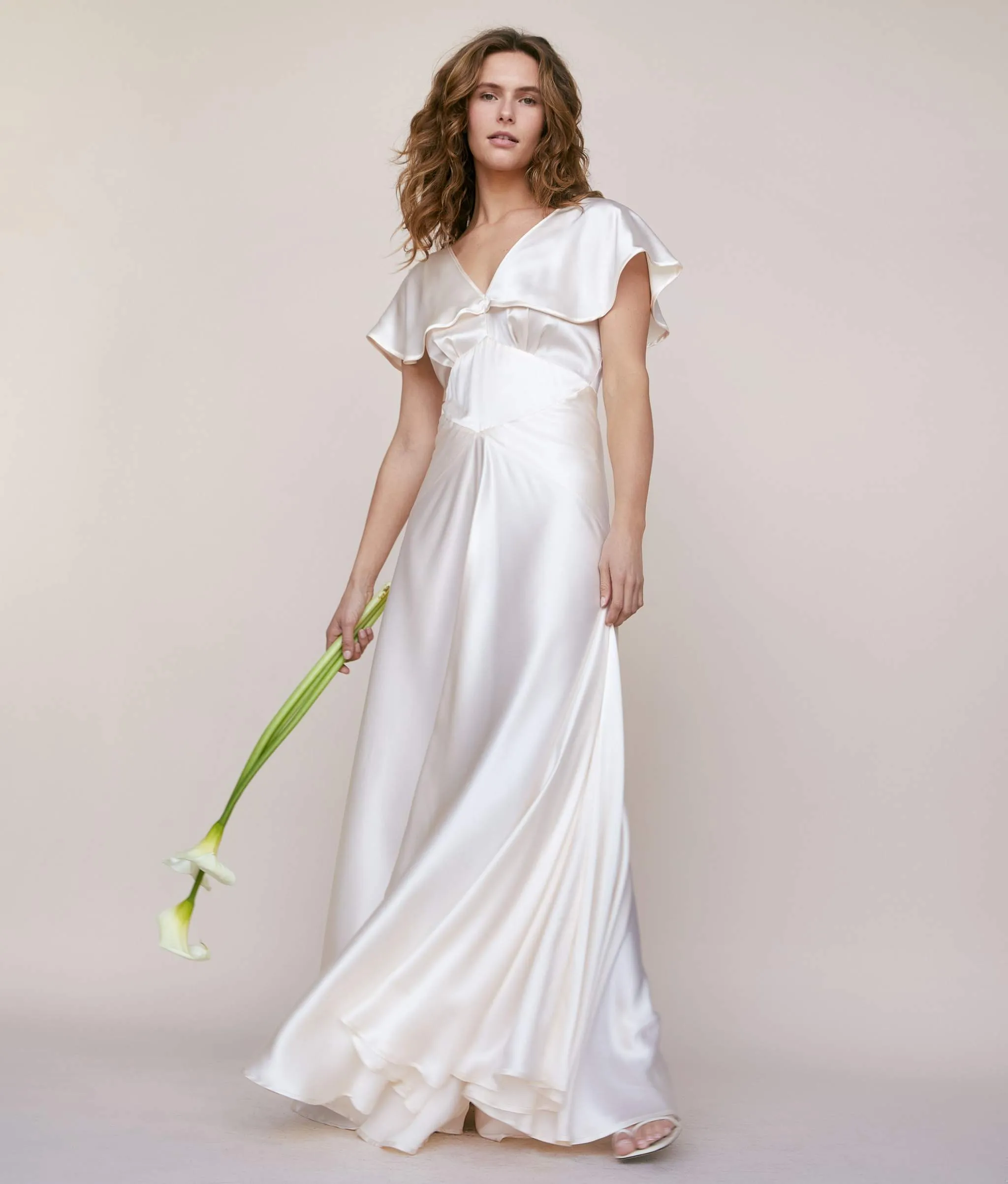The Britta Dress | Pearl Silk sold by Christy Dawn product image thumbnail 5