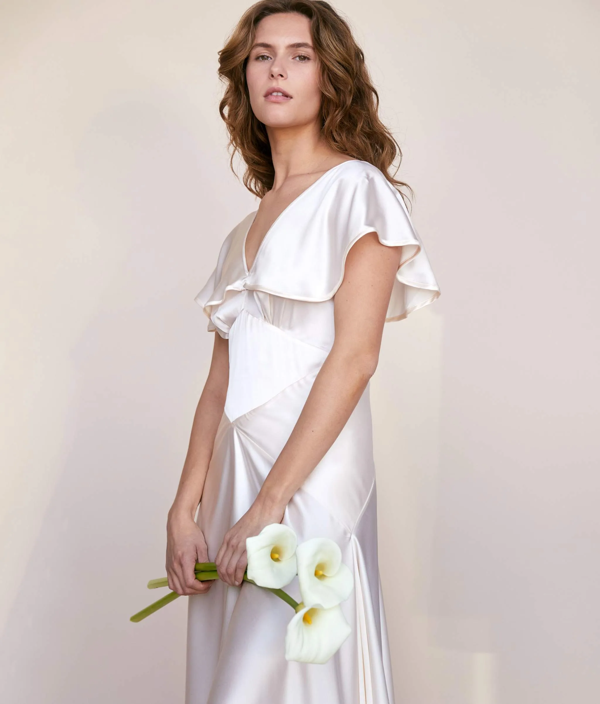 The Britta Dress | Pearl Silk sold by Christy Dawn product image thumbnail 2