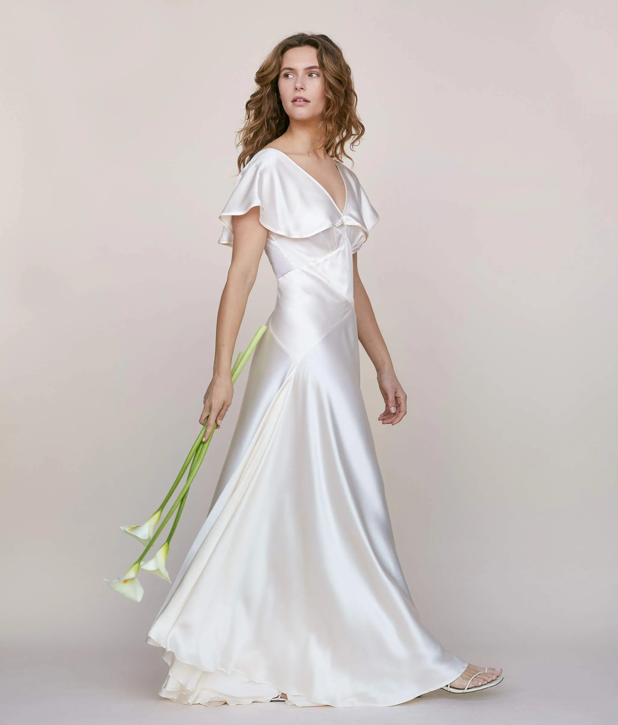 The Britta Dress | Pearl Silk sold by Christy Dawn product image thumbnail 4