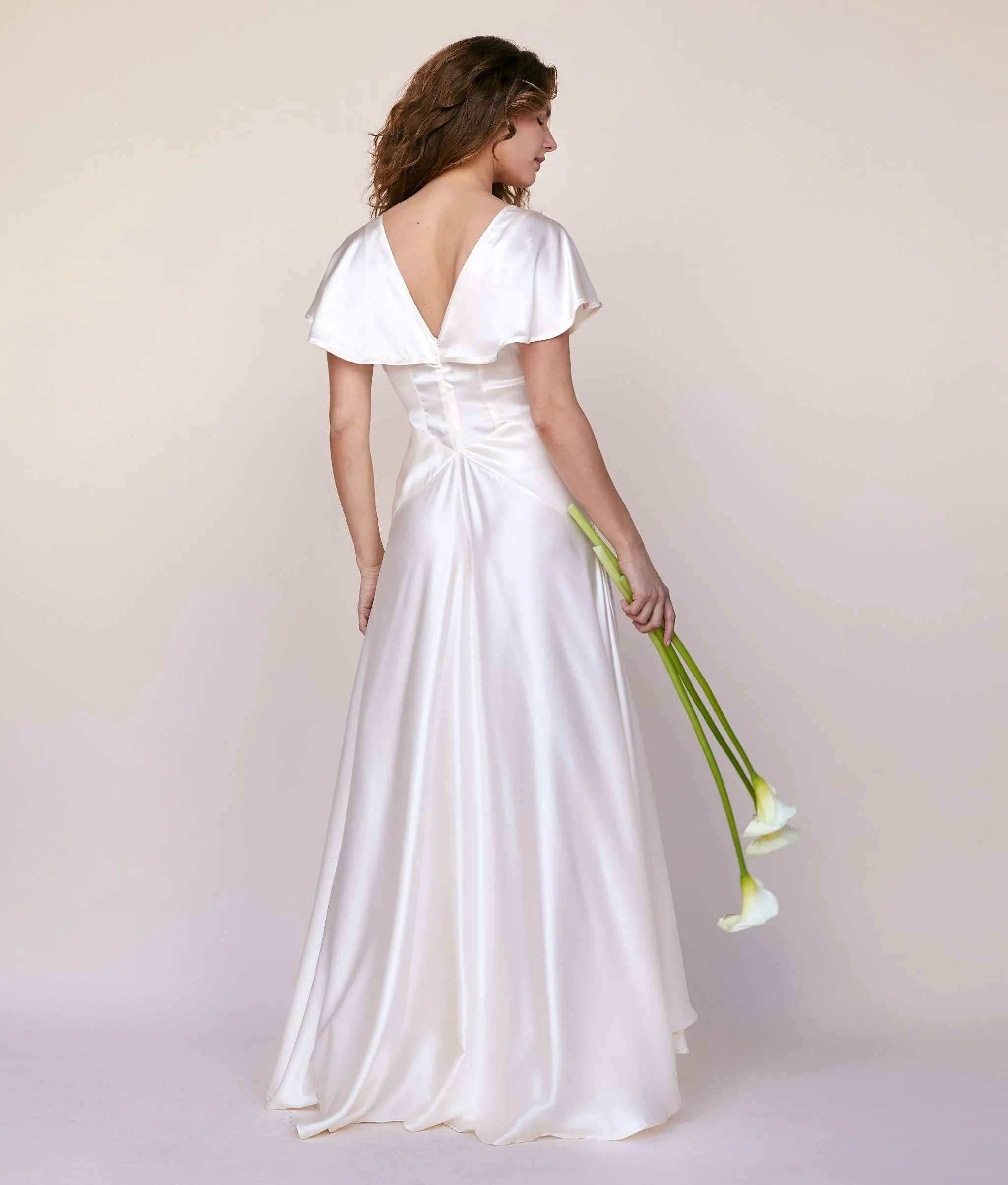 The Britta Dress | Pearl Silk sold by Christy Dawn product image thumbnail 3