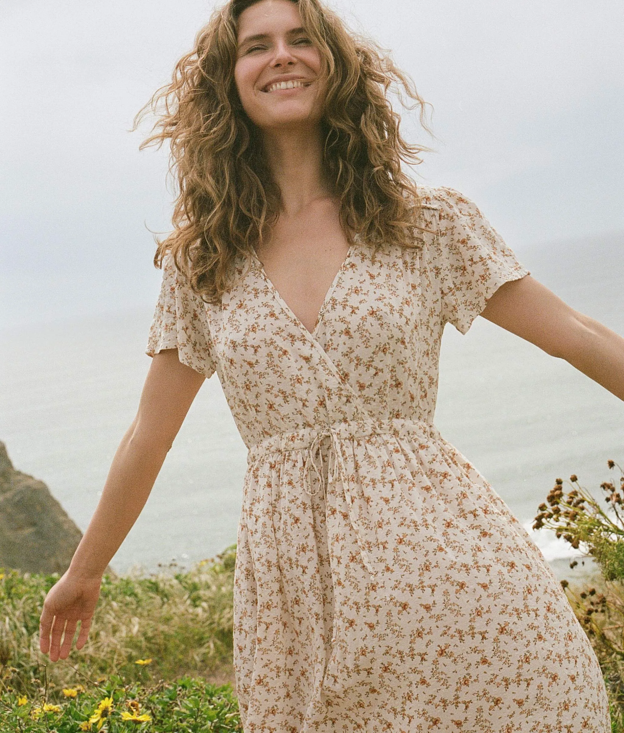 The Dawn Dress | Caramel Floral sold by Christy Dawn product image thumbnail 4