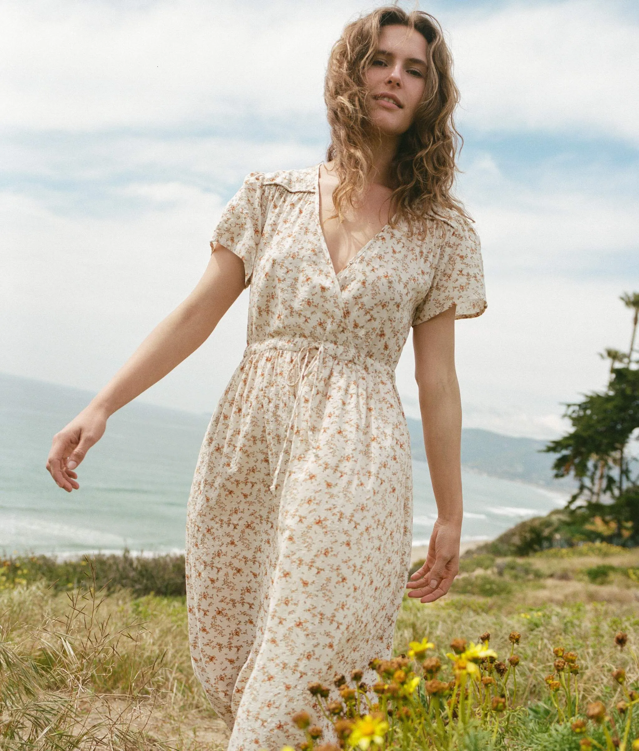 The Dawn Dress | Caramel Floral sold by Christy Dawn product image thumbnail 2
