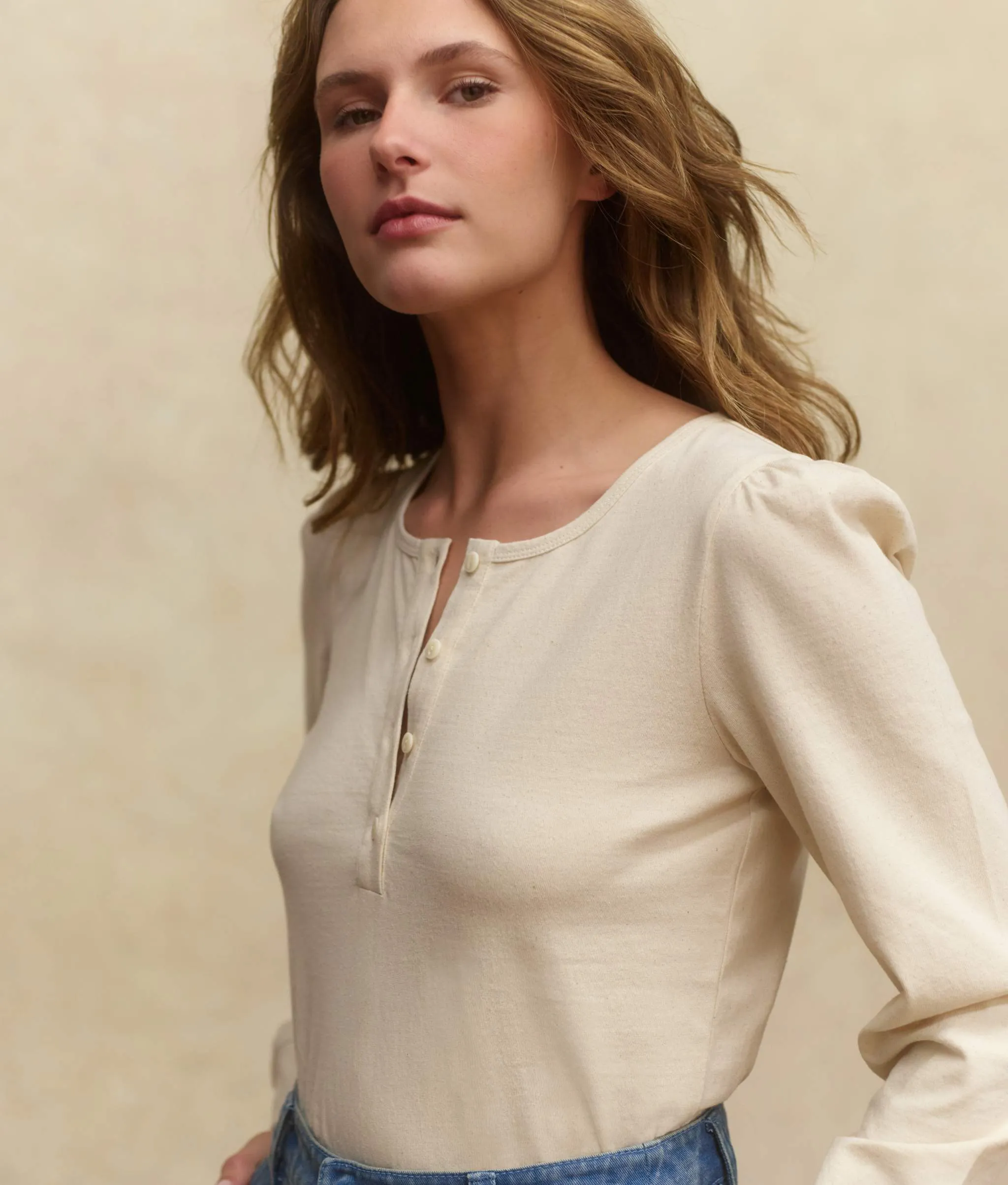 The Skye Henley | Natural sold by Christy Dawn product image thumbnail 3