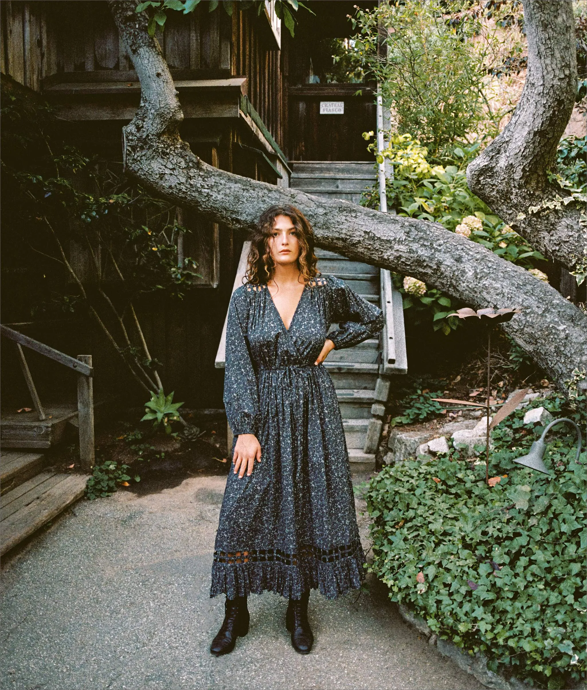 The Sarah Dress | Ginkgo Black sold by Christy Dawn product image thumbnail 5