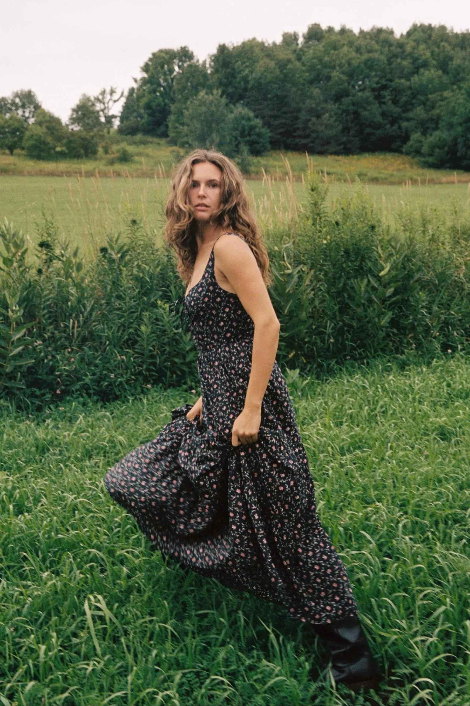 The Adele Dress | Night Trellis sold by Christy Dawn