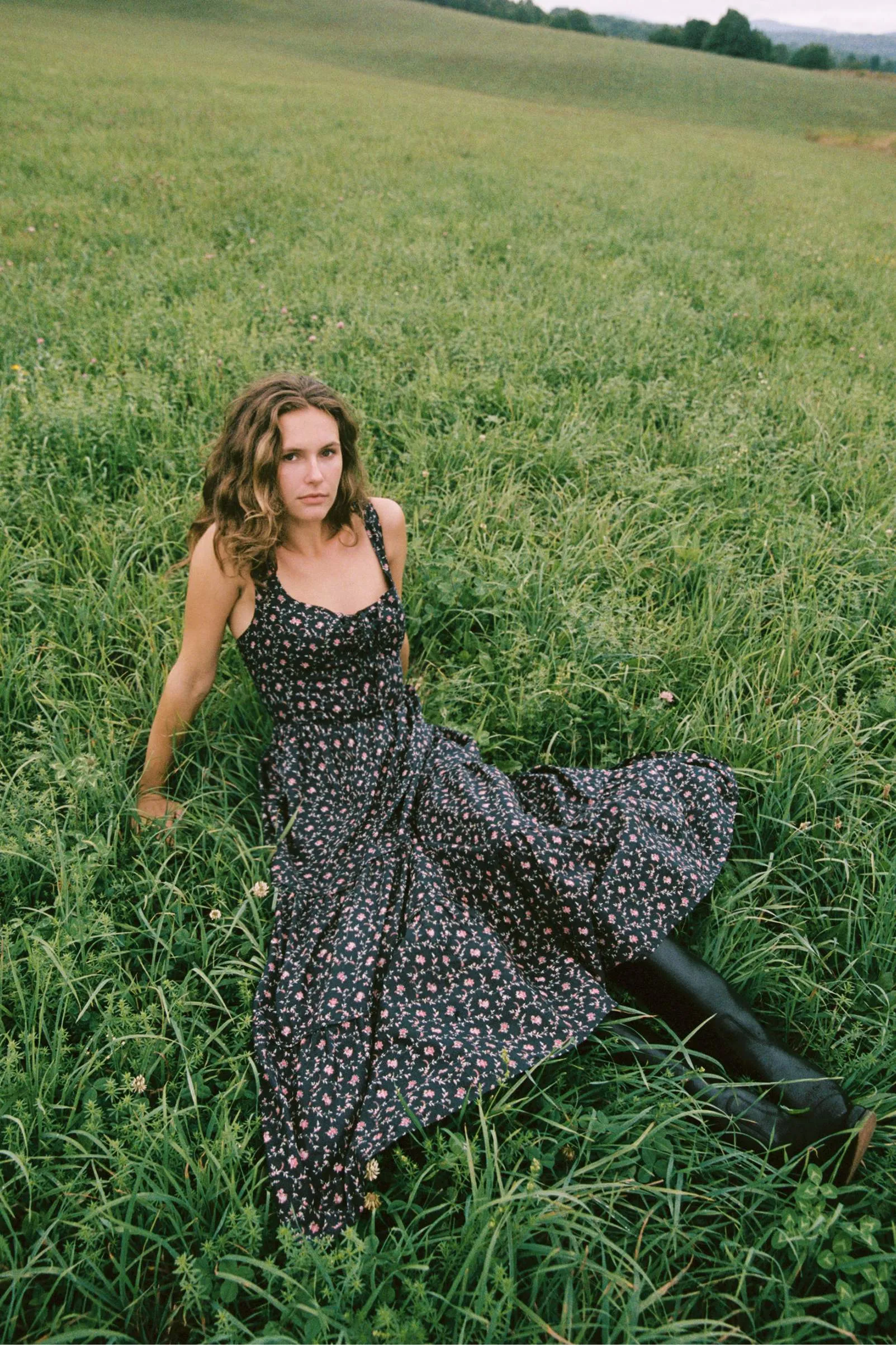 The Adele Dress | Night Trellis sold by Christy Dawn product image thumbnail 4