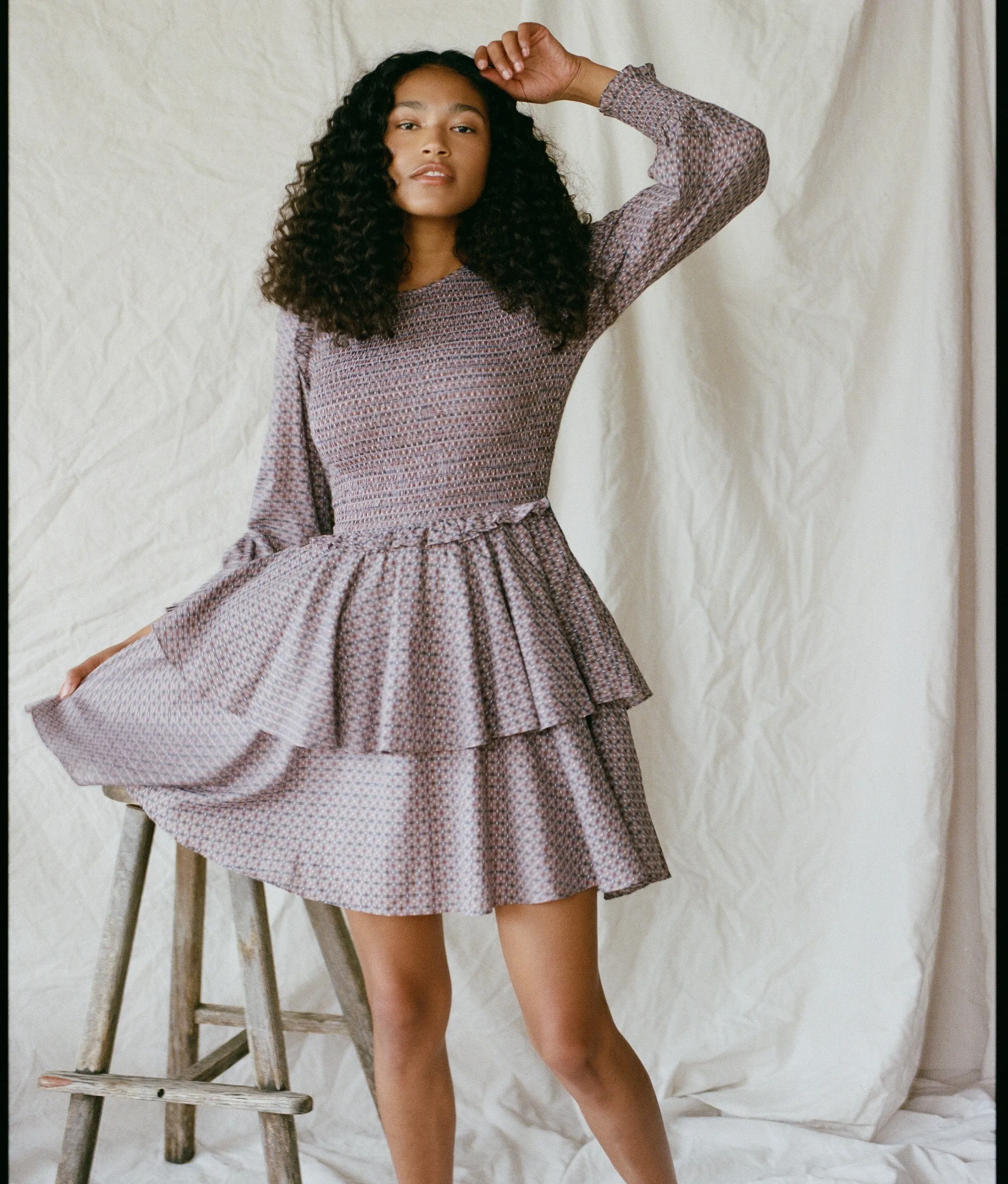 The Cecelie Dress | Winter Garden Plaid sold by Christy Dawn product image thumbnail 3