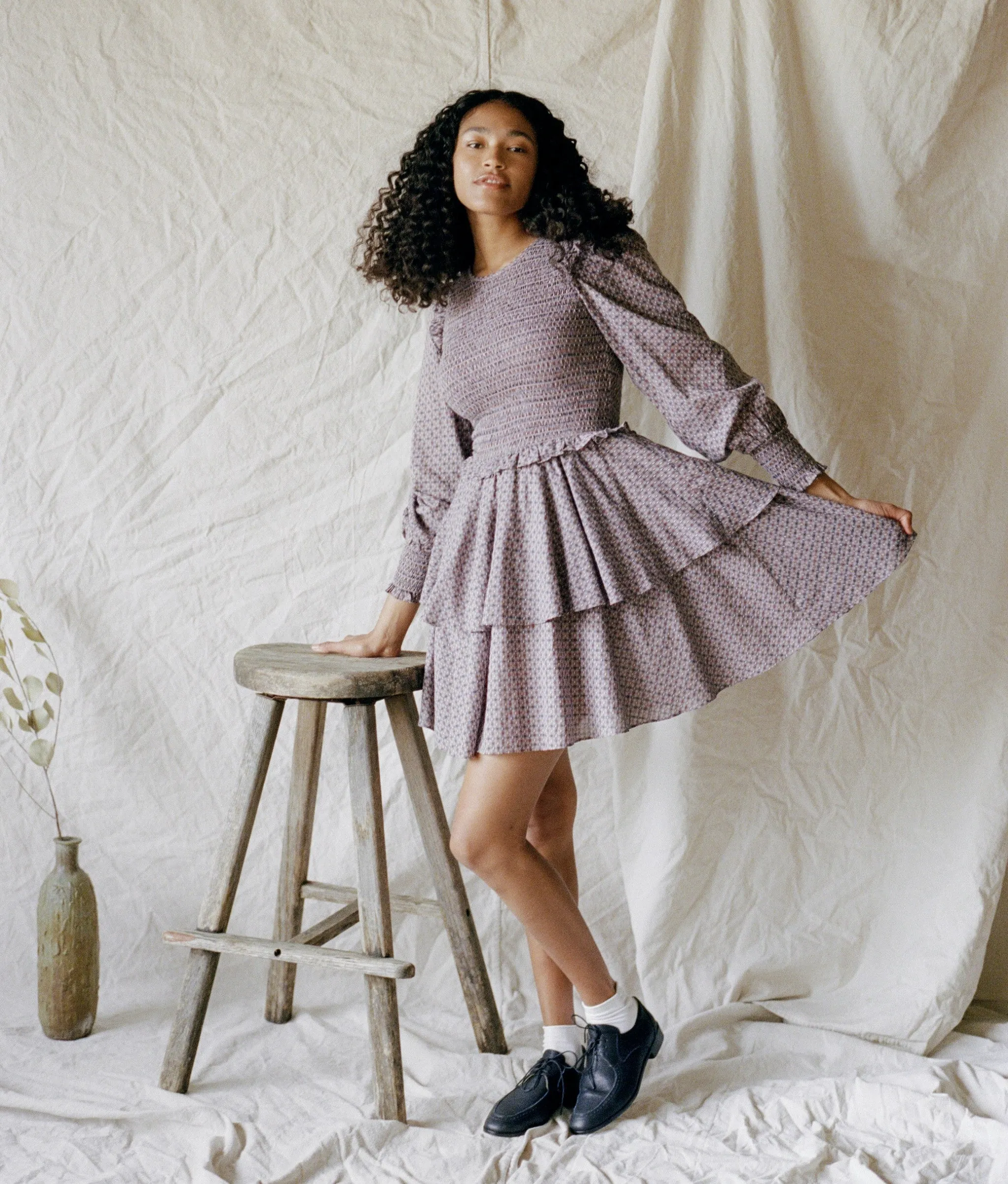 The Cecelie Dress | Winter Garden Plaid sold by Christy Dawn product image thumbnail 4