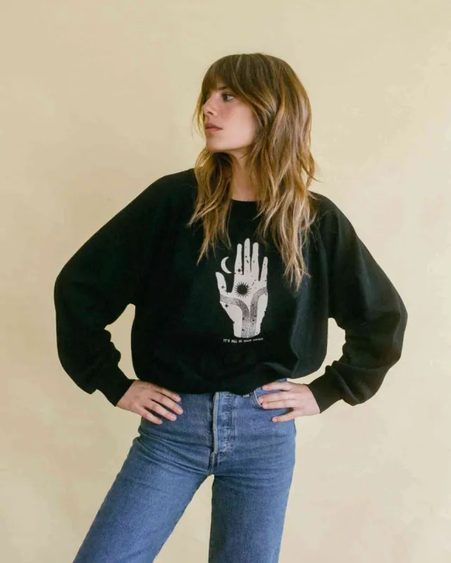 The Sonny x Real Fun, Wow! Sweater | Noir sold by Christy Dawn