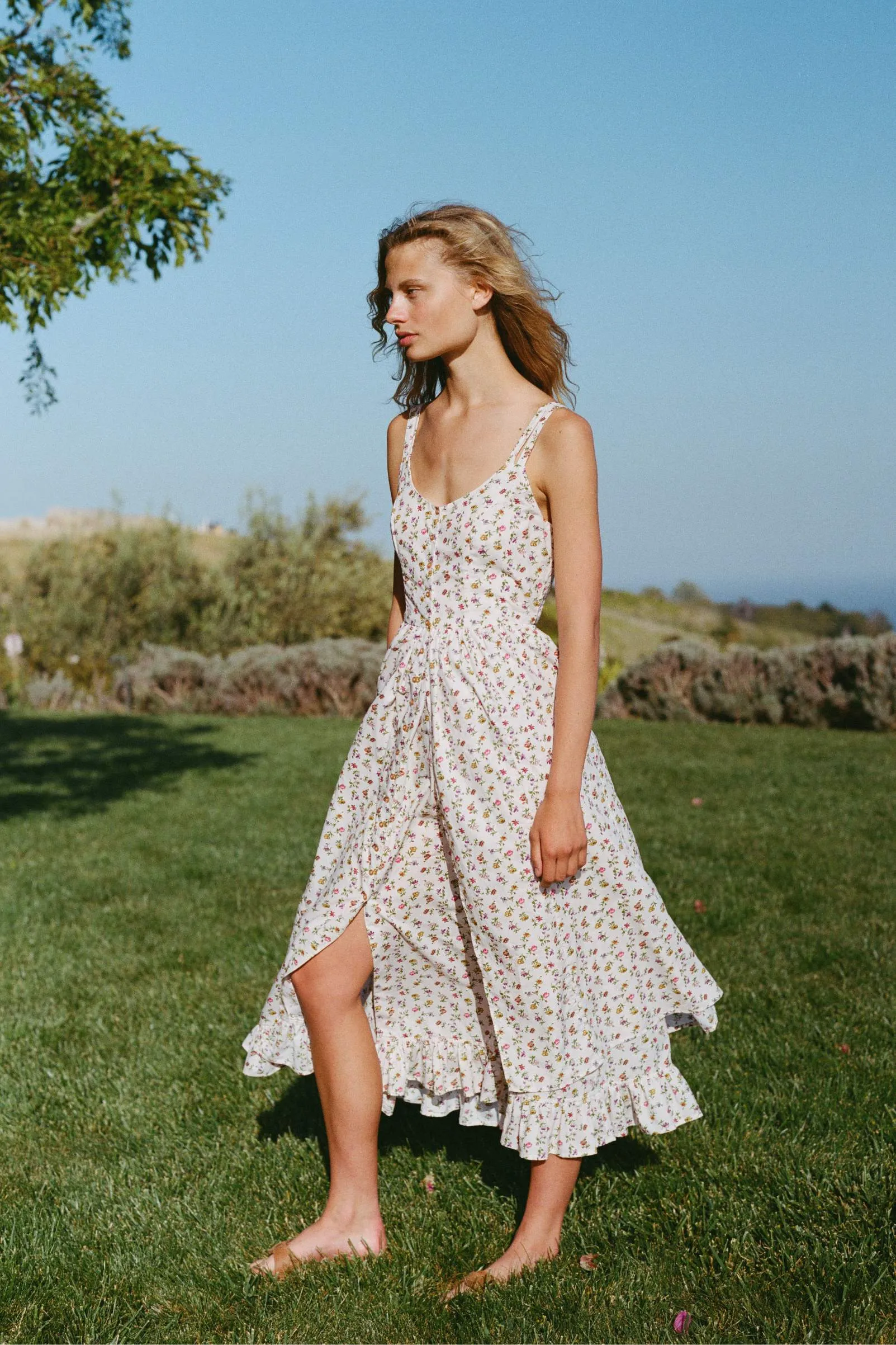 The Nicks Dress | Cream Garden sold by Christy Dawn