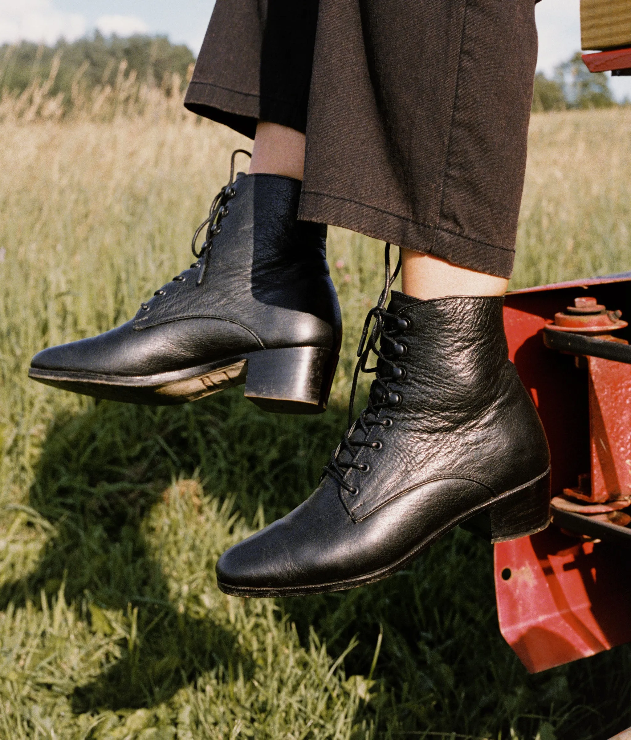 The Dawn Boot | Noir Leather sold by Christy Dawn product image thumbnail 4