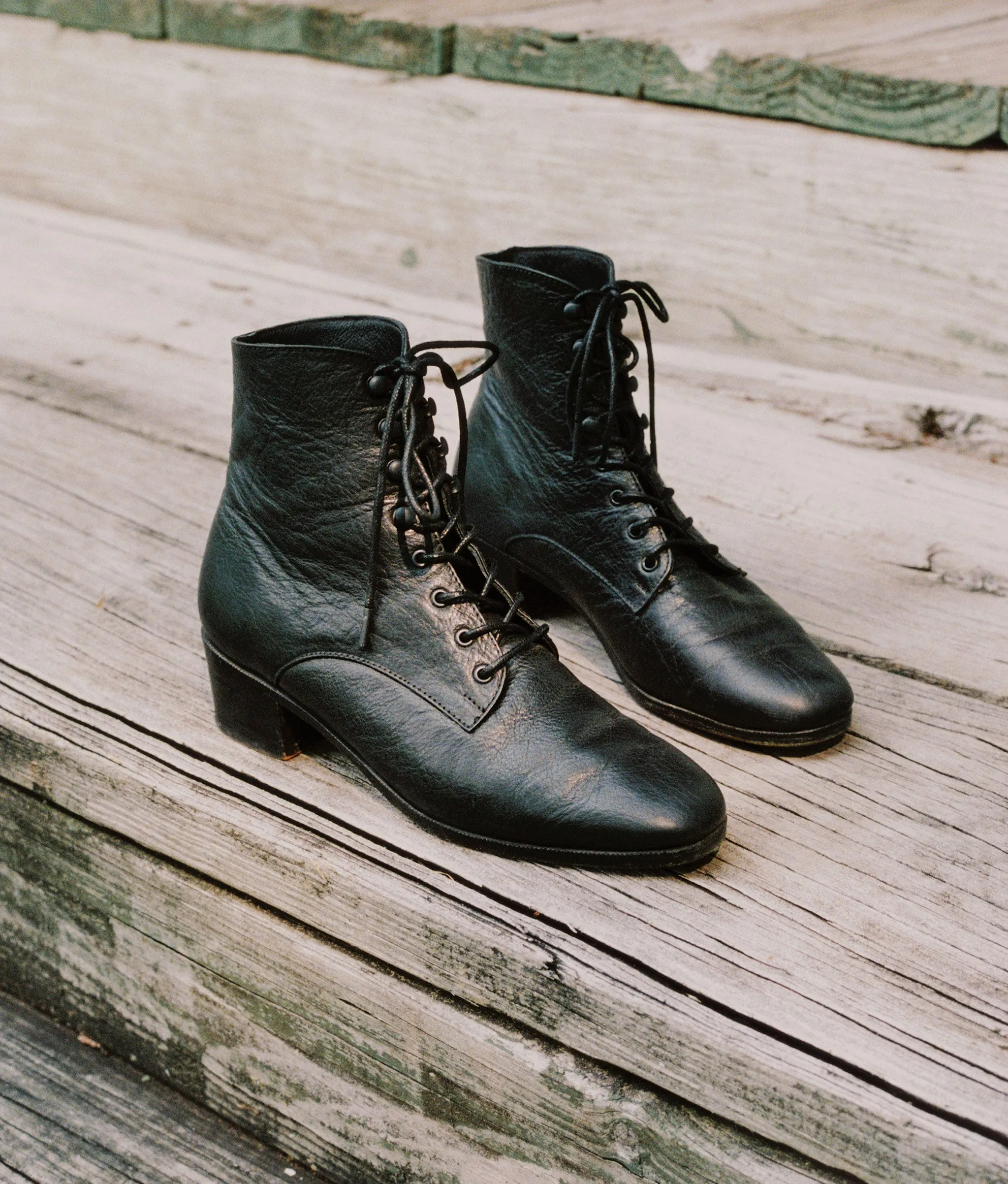 The Dawn Boot | Noir Leather sold by Christy Dawn product image thumbnail 3
