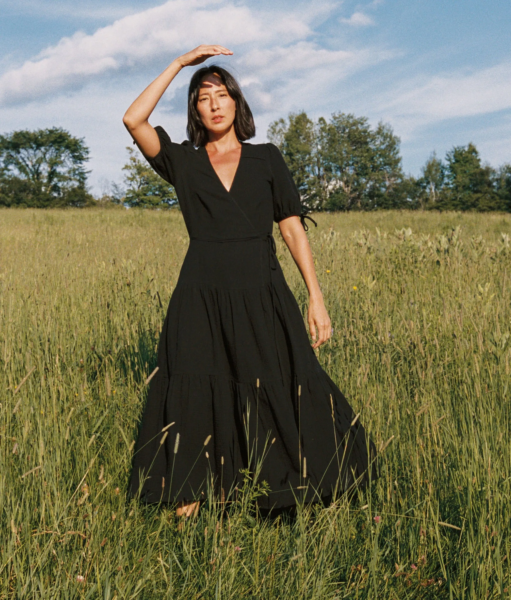 The Augusta Dress | Eclipse Gauze sold by Christy Dawn product image thumbnail 2