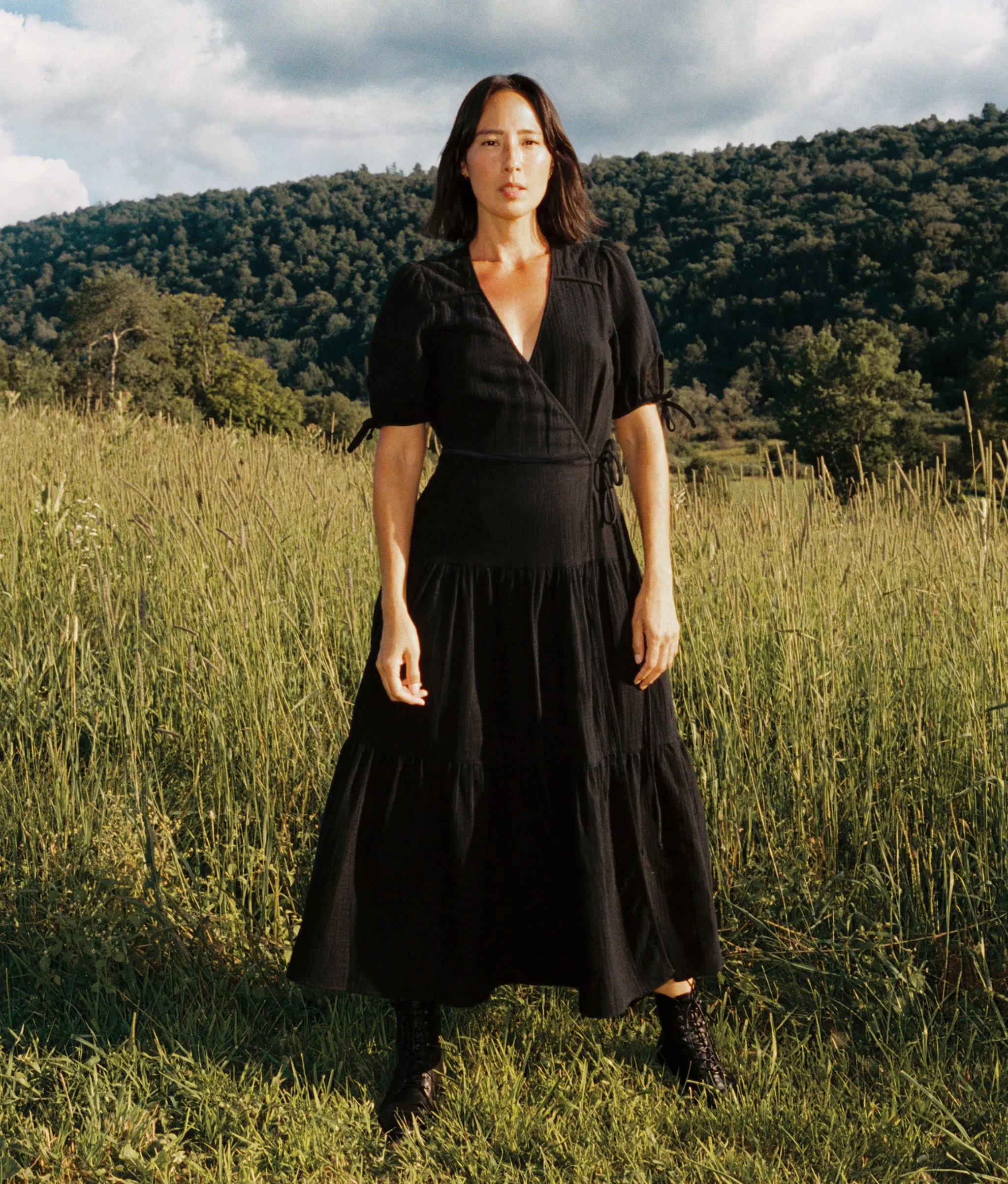 The Augusta Dress | Eclipse Gauze sold by Christy Dawn product image thumbnail 3