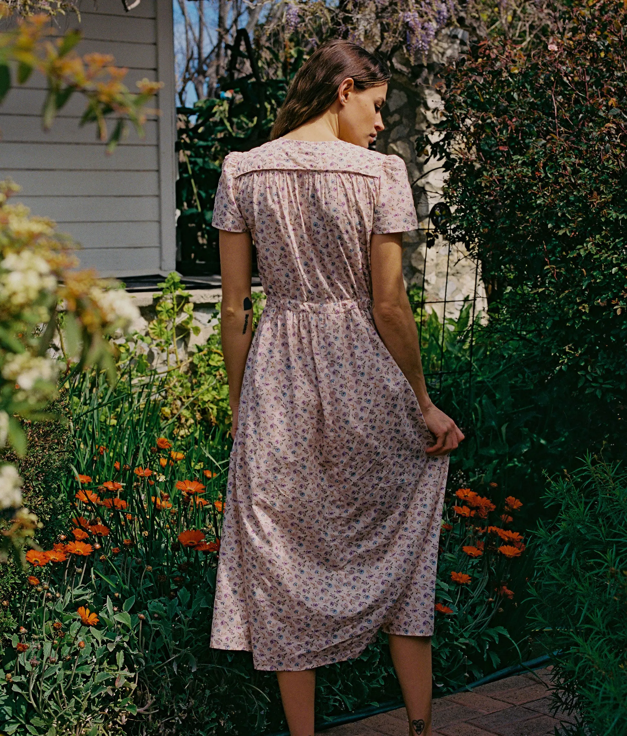 The Dawn Dress | Oat Straw Cream sold by Christy Dawn product image thumbnail 5