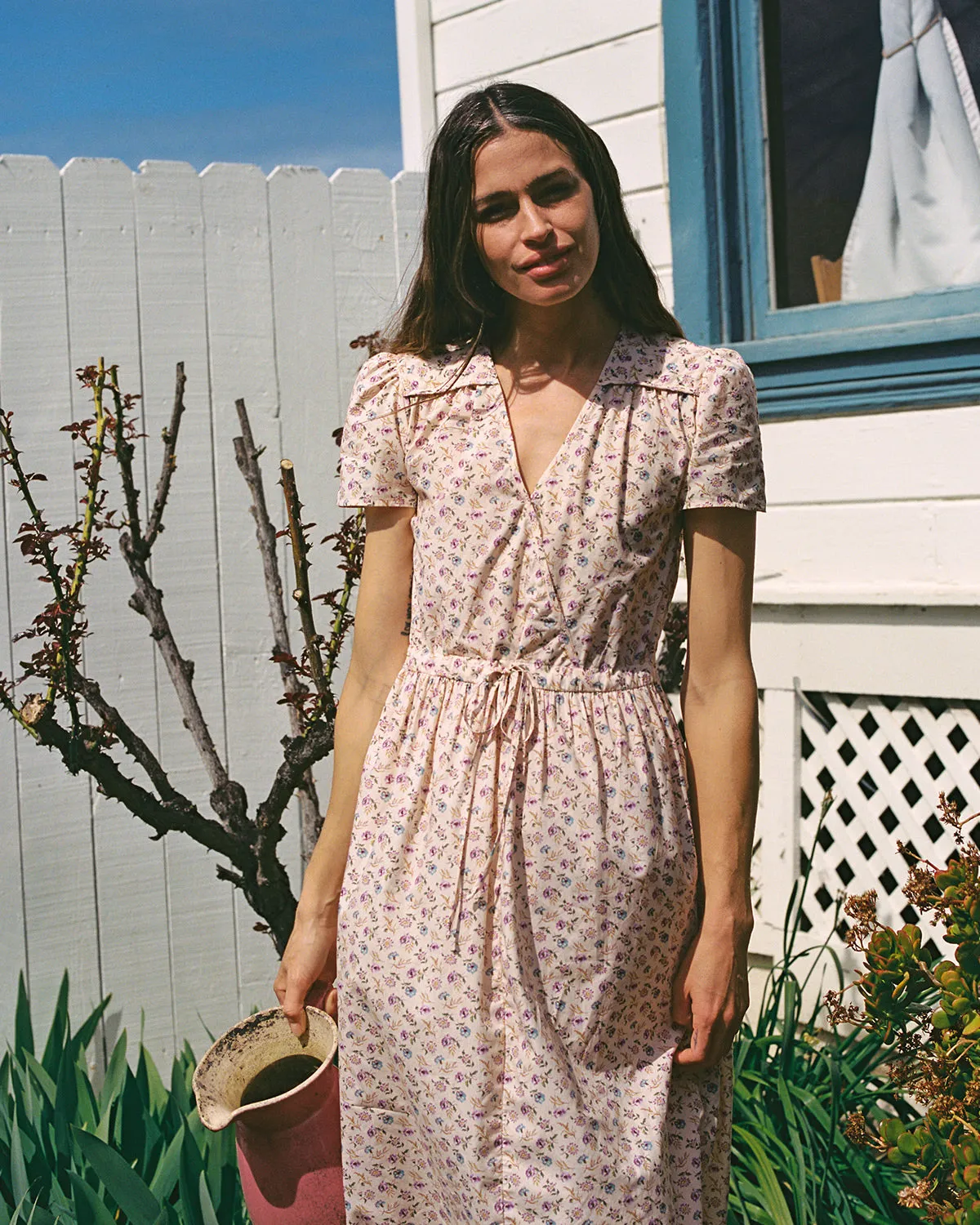 The Dawn Dress | Oat Straw Cream sold by Christy Dawn