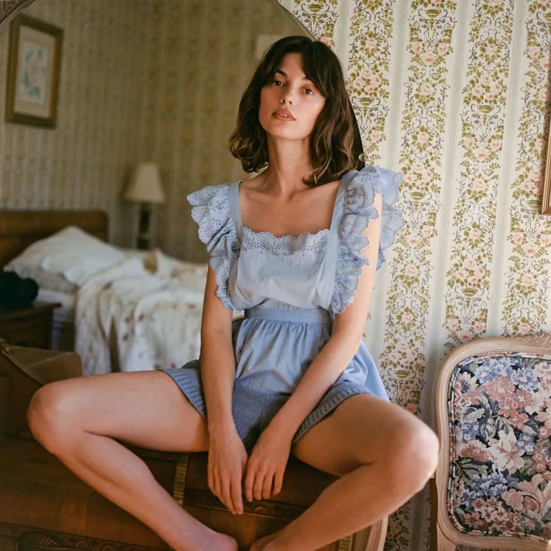 The Gianni Blouse | Celeste sold by Christy Dawn product image thumbnail 3