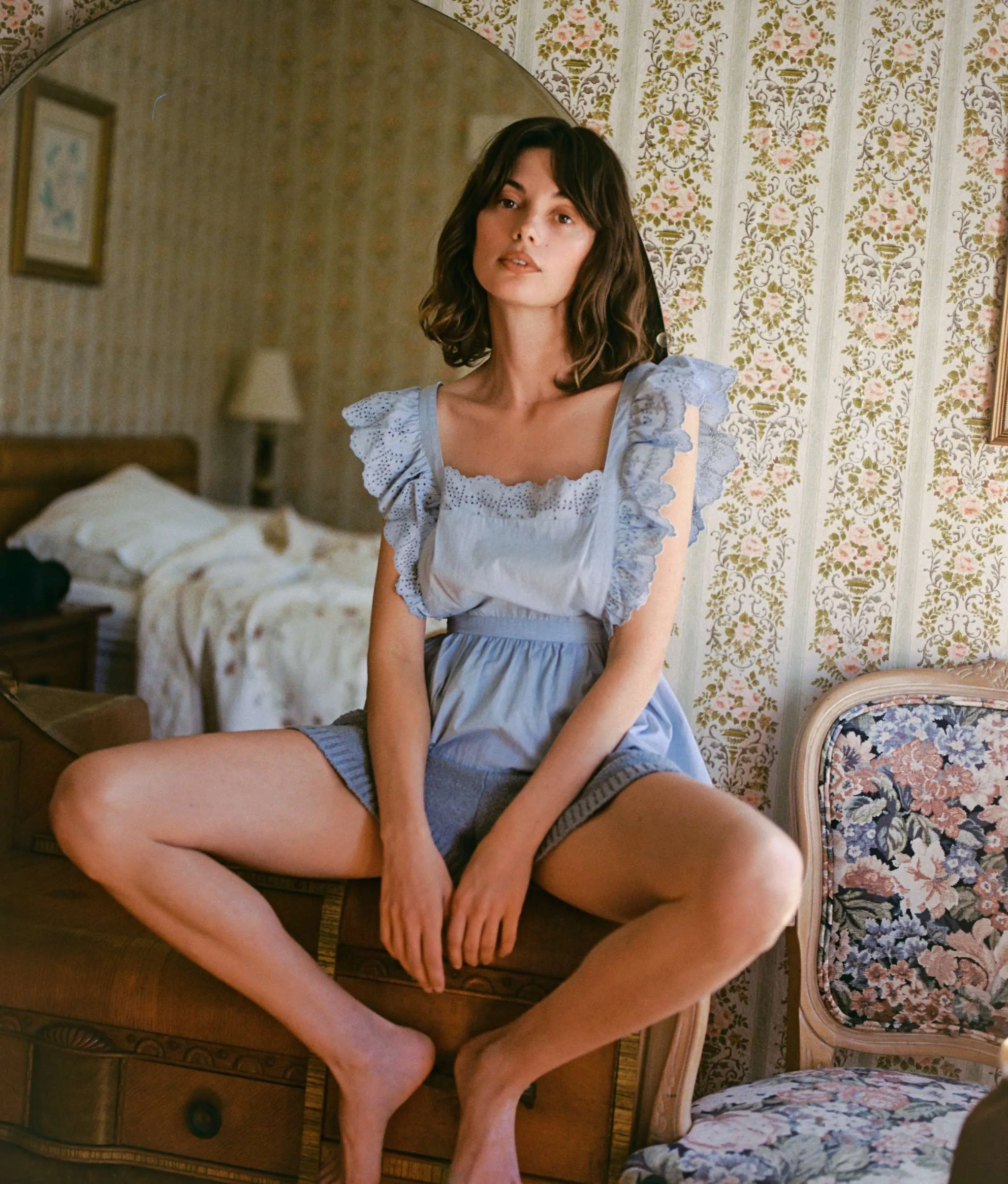 The Gianni Blouse | Celeste sold by Christy Dawn product image thumbnail 2