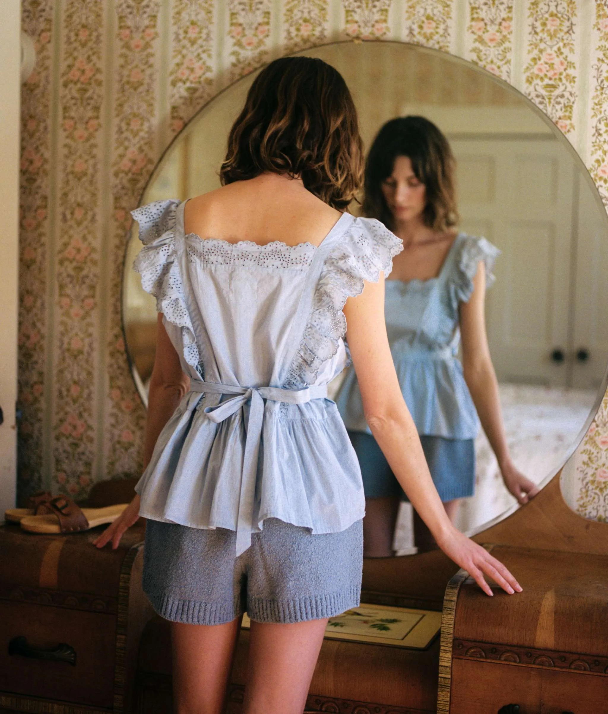 The Gianni Blouse | Celeste sold by Christy Dawn product image thumbnail 4