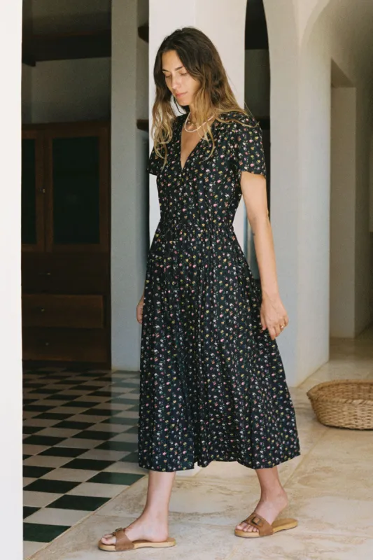 The Dawn Dress Petites | Night Garden sold by Christy Dawn