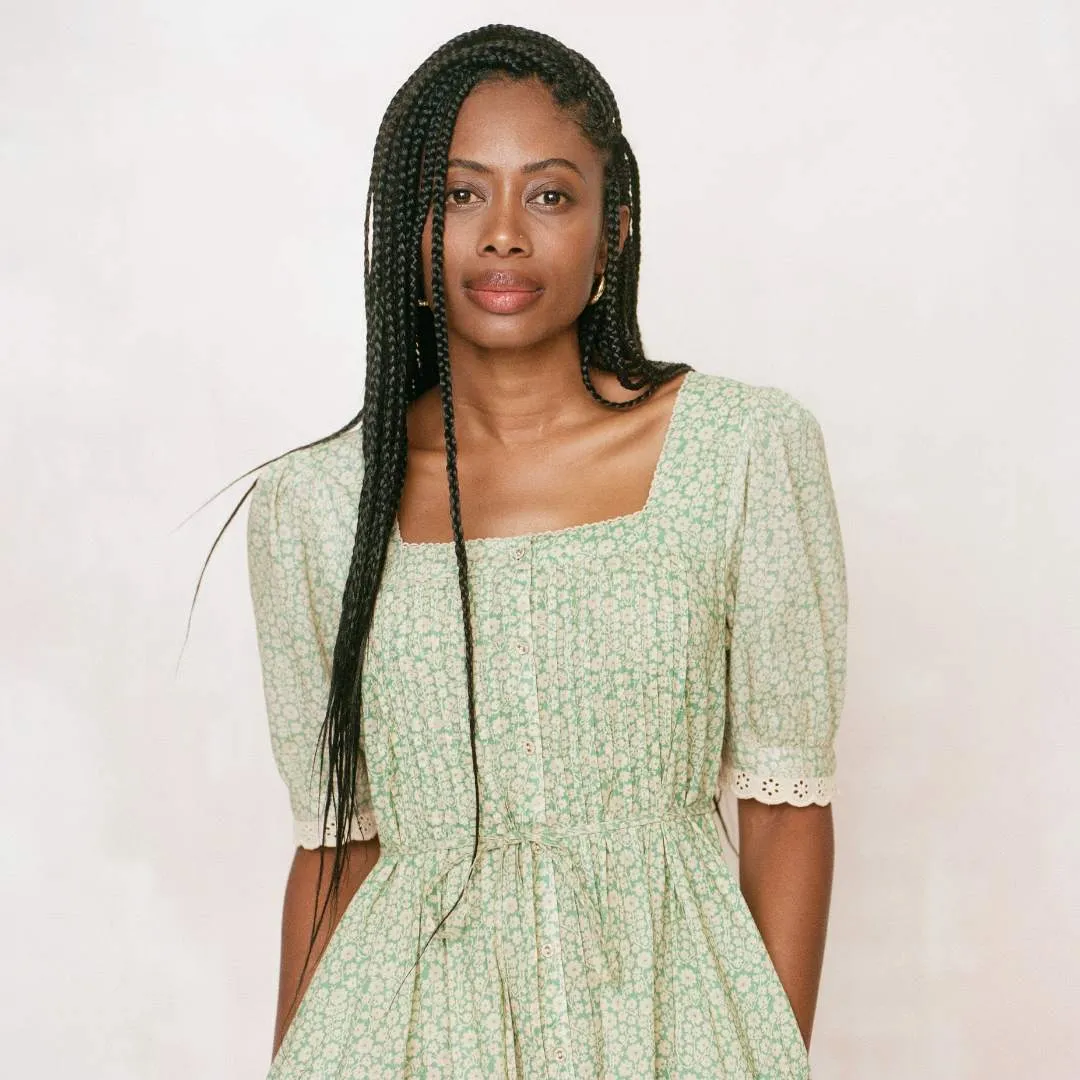 The Rain Dress | Green Climbing Daisy sold by Christy Dawn product image thumbnail 5