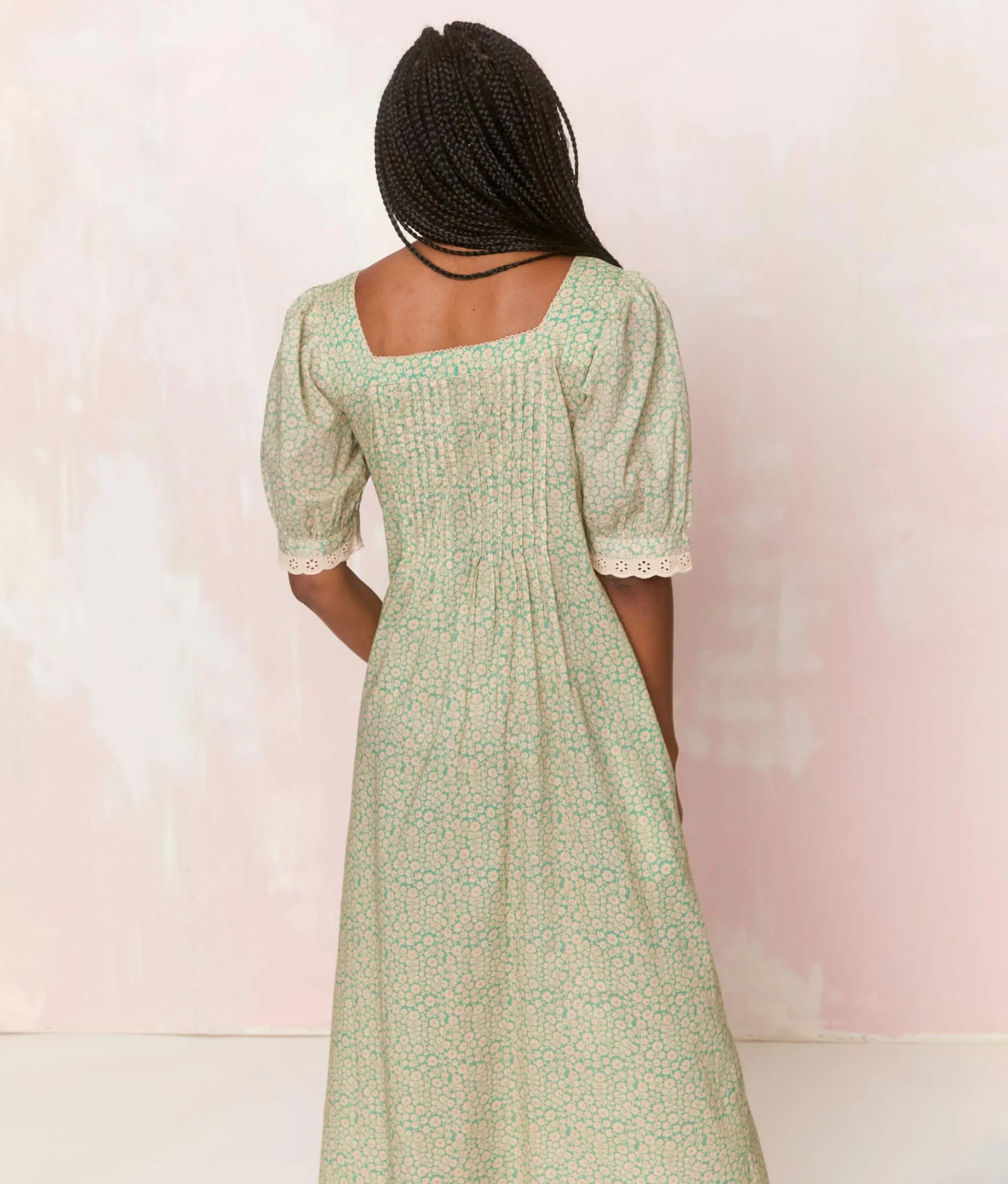 The Rain Dress | Green Climbing Daisy sold by Christy Dawn product image thumbnail 4