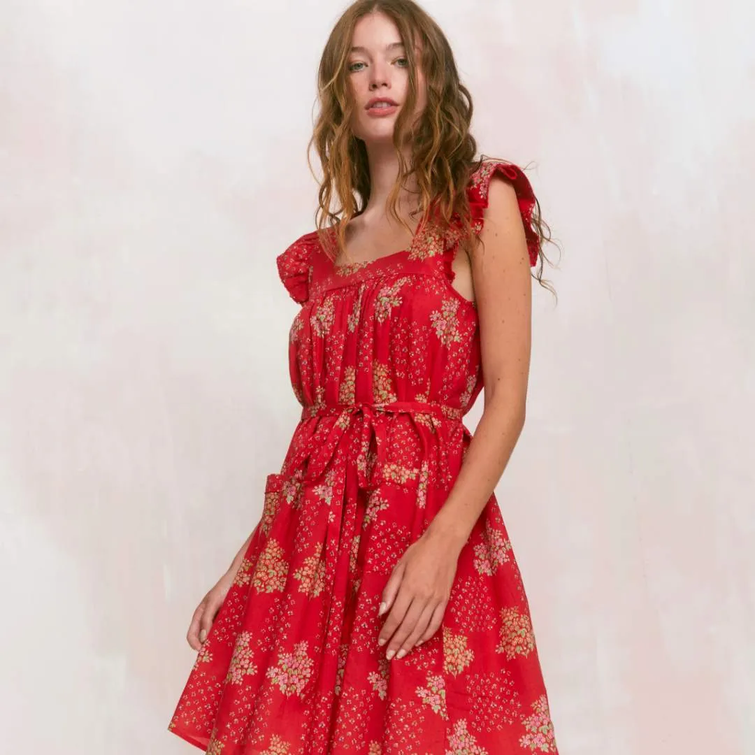 The Bennet Dress | Crimson Bouquet sold by Christy Dawn product image thumbnail 4