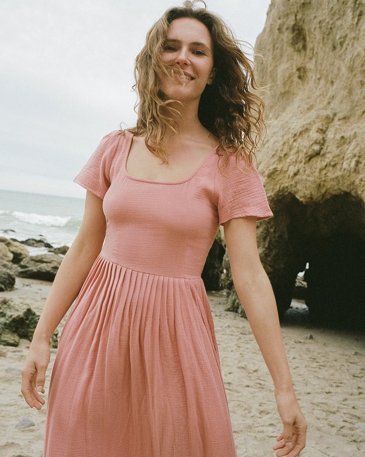 The Scarlet Dress | Santa Fe Pink sold by Christy Dawn