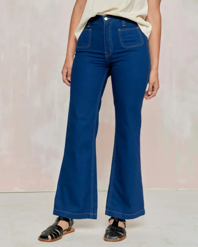 The Lula Jean | Cobalt Blue Denim sold by Christy Dawn