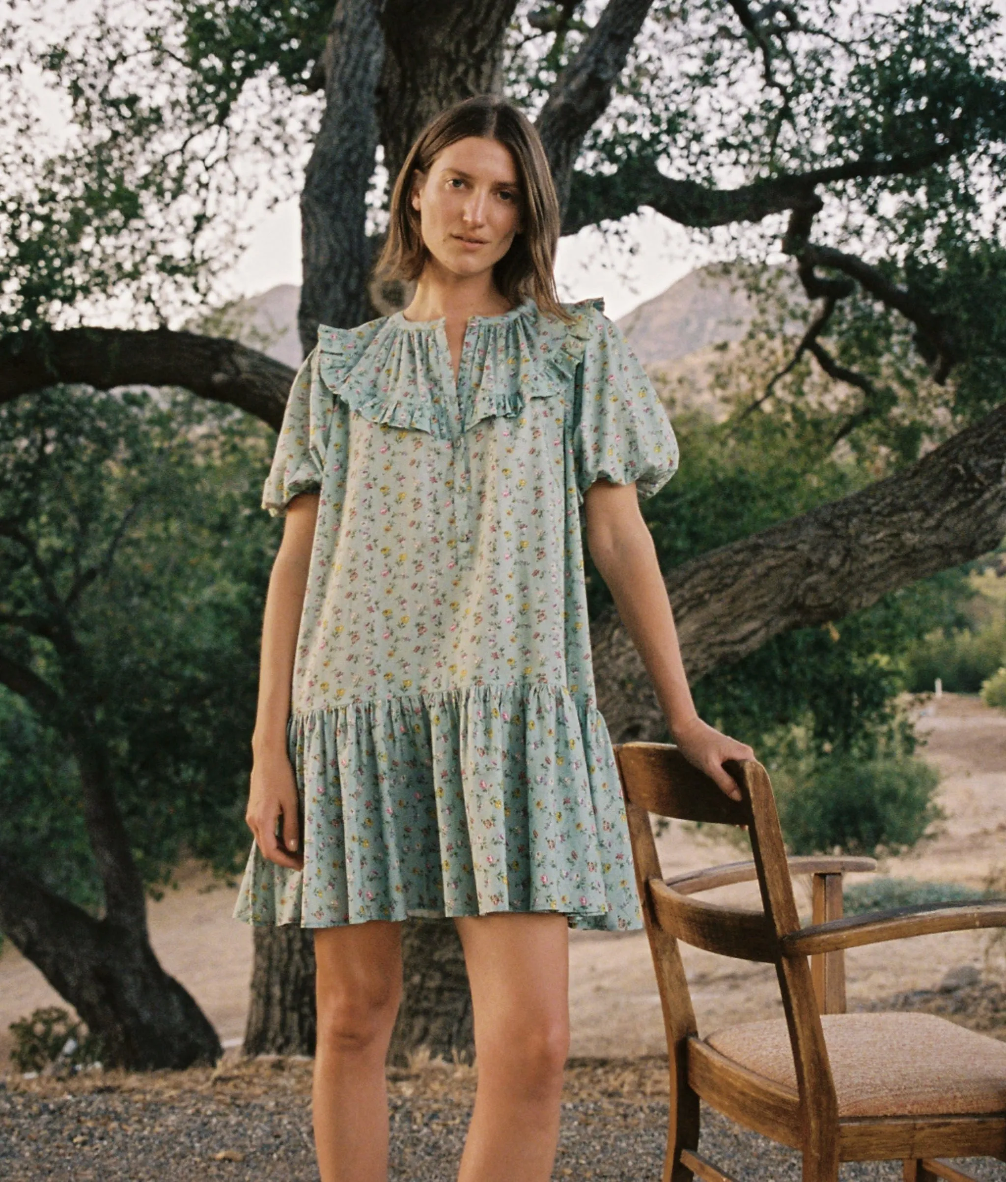 The Simona Dress | Fern Garden sold by Christy Dawn product image thumbnail 3