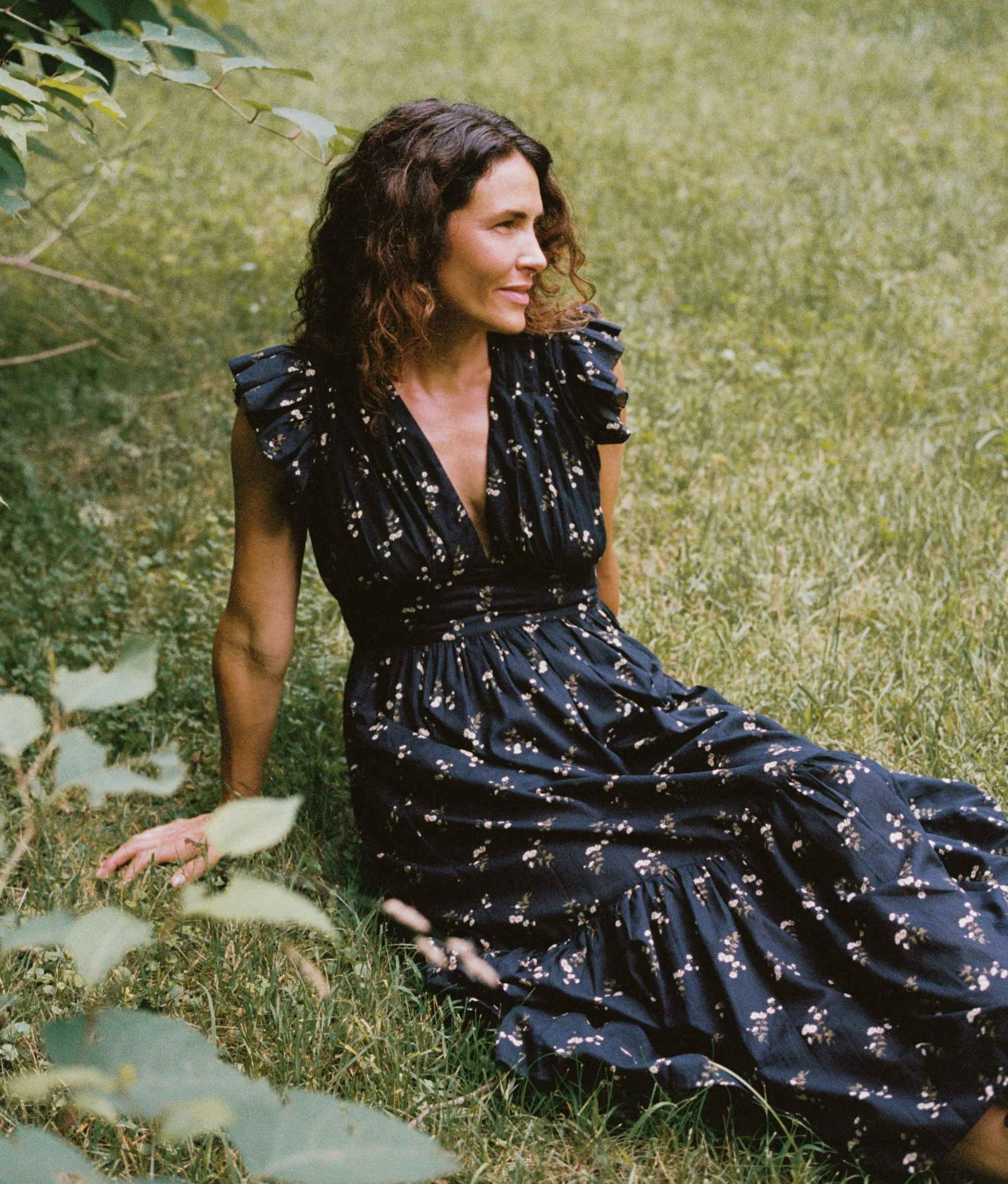 The Aurelia Dress | Noir Dancing Chamomile sold by Christy Dawn product image thumbnail 5