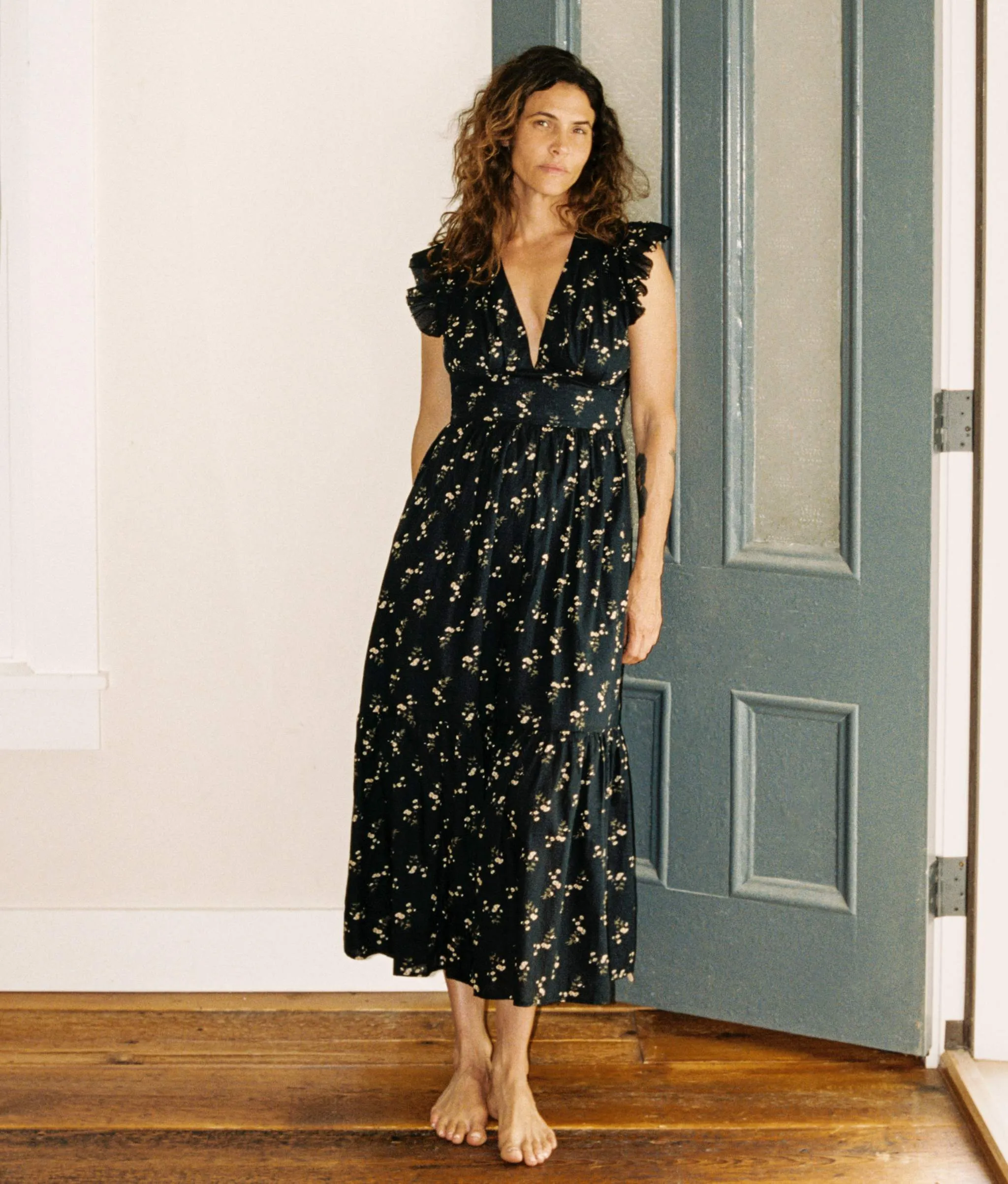 The Aurelia Dress | Noir Dancing Chamomile sold by Christy Dawn product image thumbnail 2