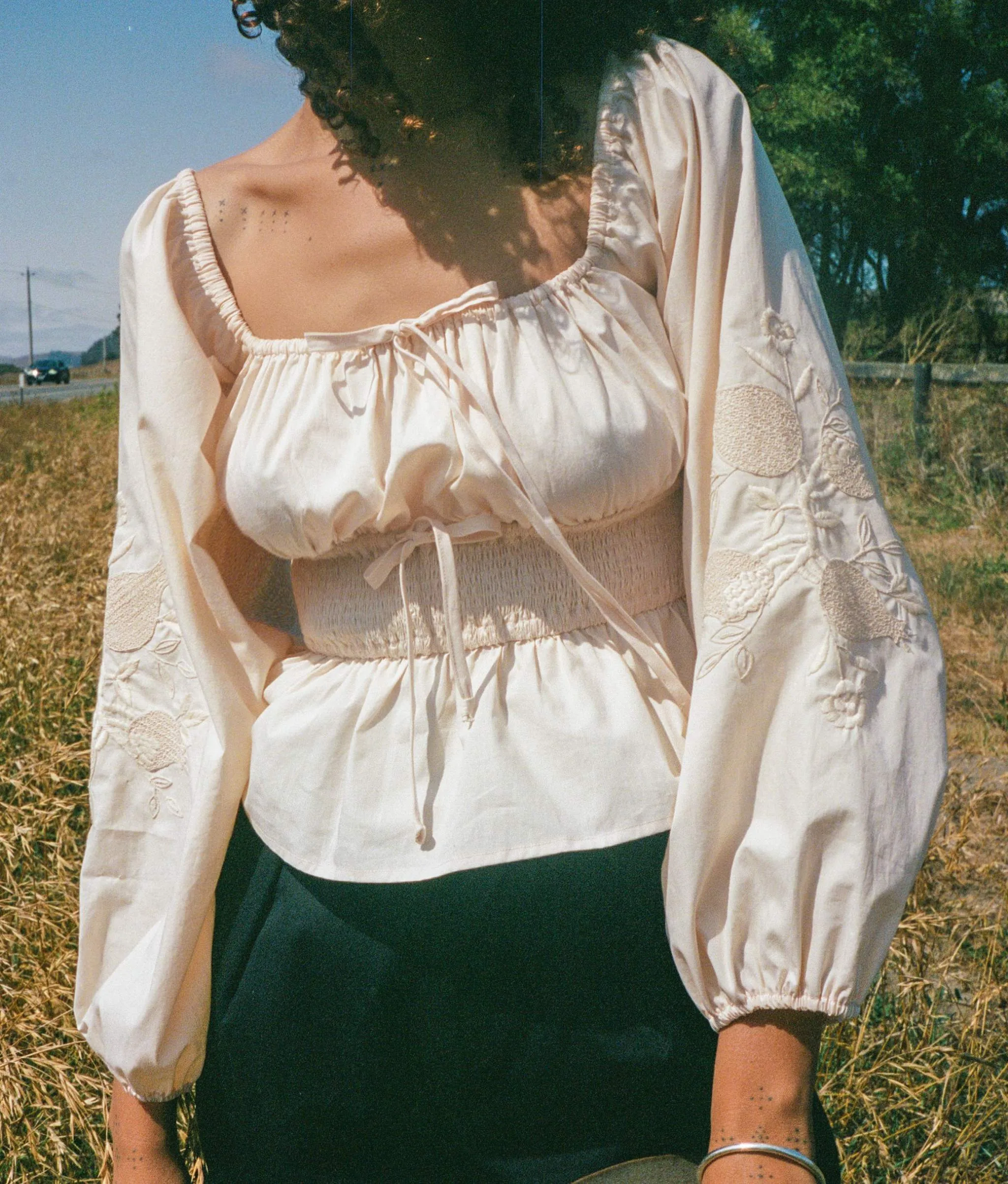 The Sammi Blouse | Pomegranate sold by Christy Dawn product image thumbnail 4