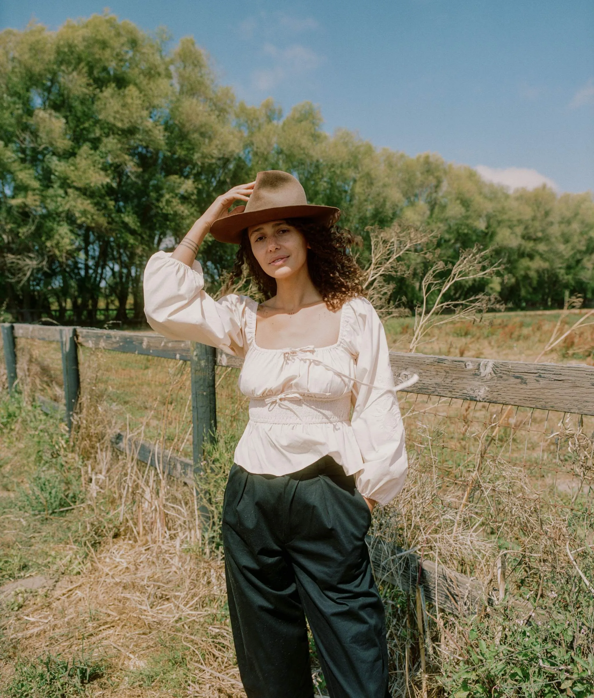 The Sammi Blouse | Pomegranate sold by Christy Dawn product image thumbnail 3