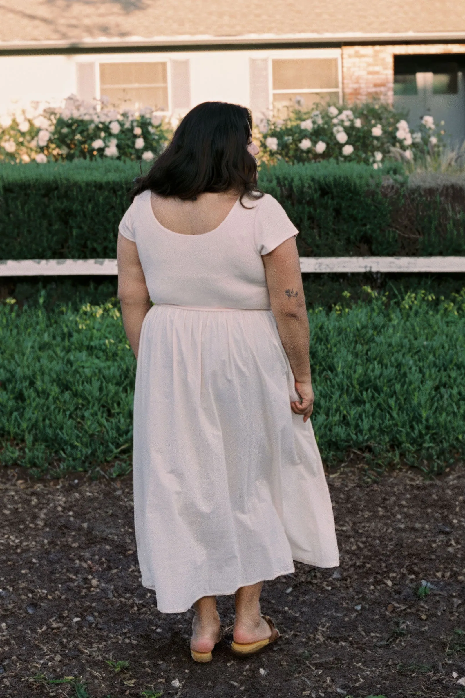 The Monica Dress Extended | Petal Pink sold by Christy Dawn product image thumbnail 2