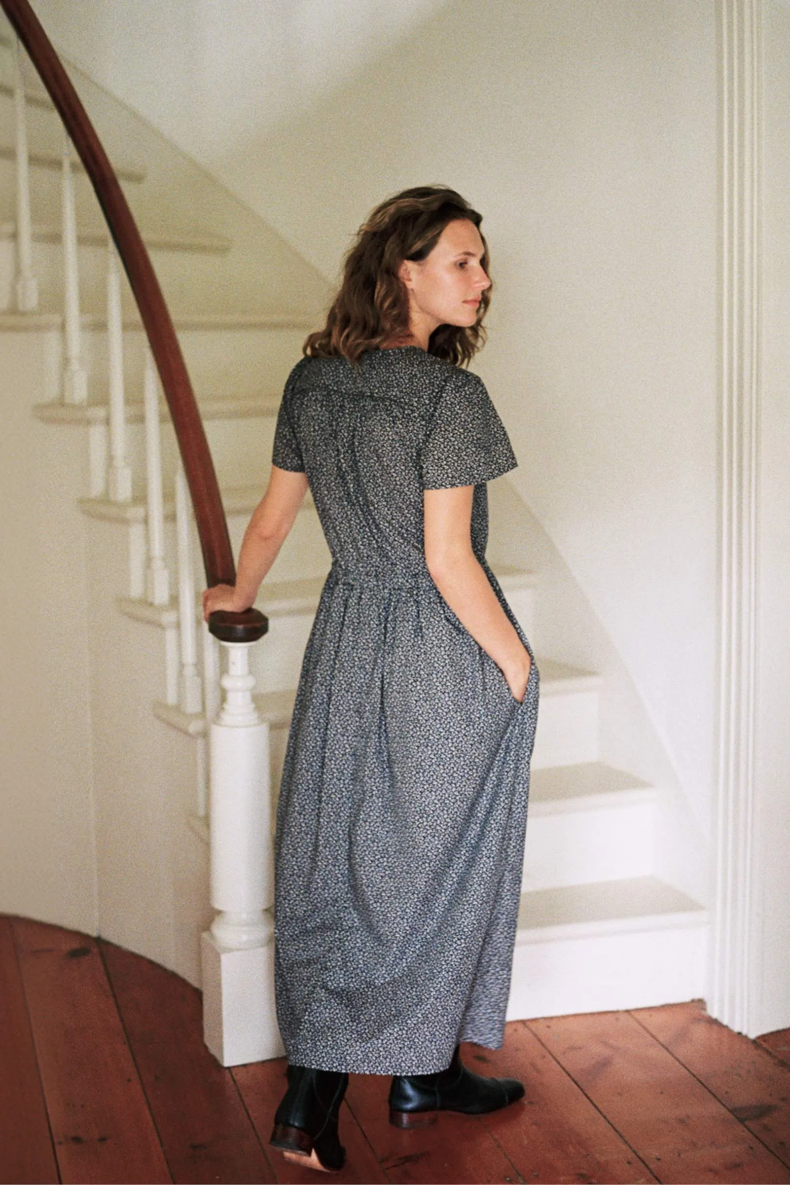 The Dawn Dress Petites | Midnight Floral sold by Christy Dawn product image thumbnail 4