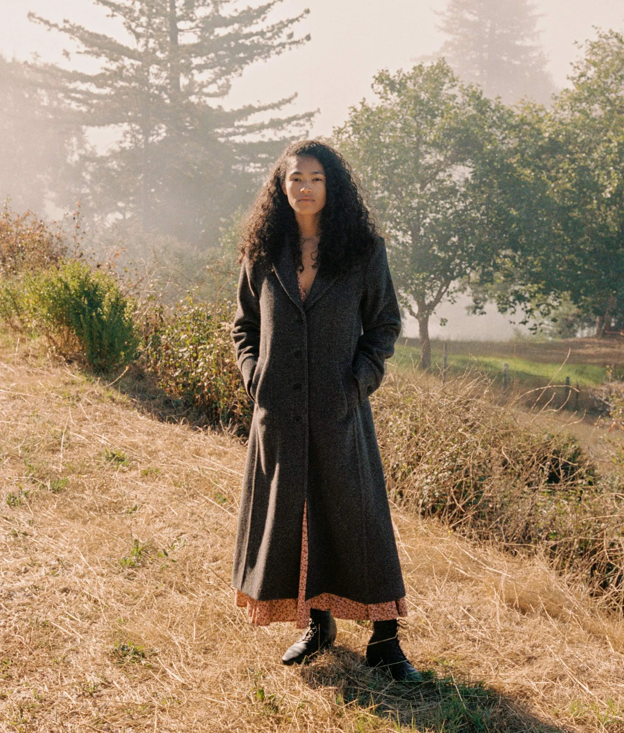 The Vera Coat | Shadow Stripe sold by Christy Dawn