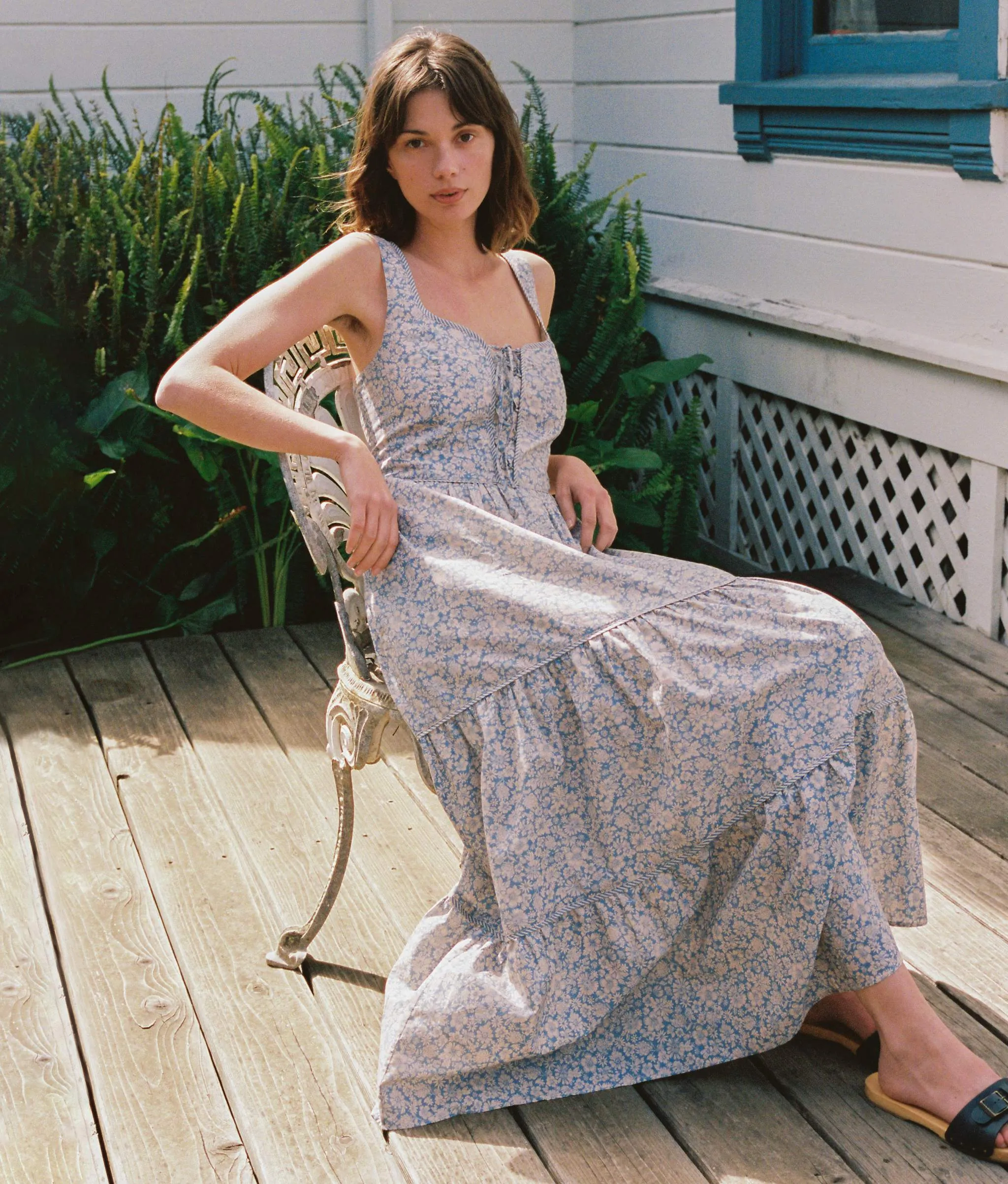 The Adele Dress | Daisy Blue sold by Christy Dawn product image thumbnail 5