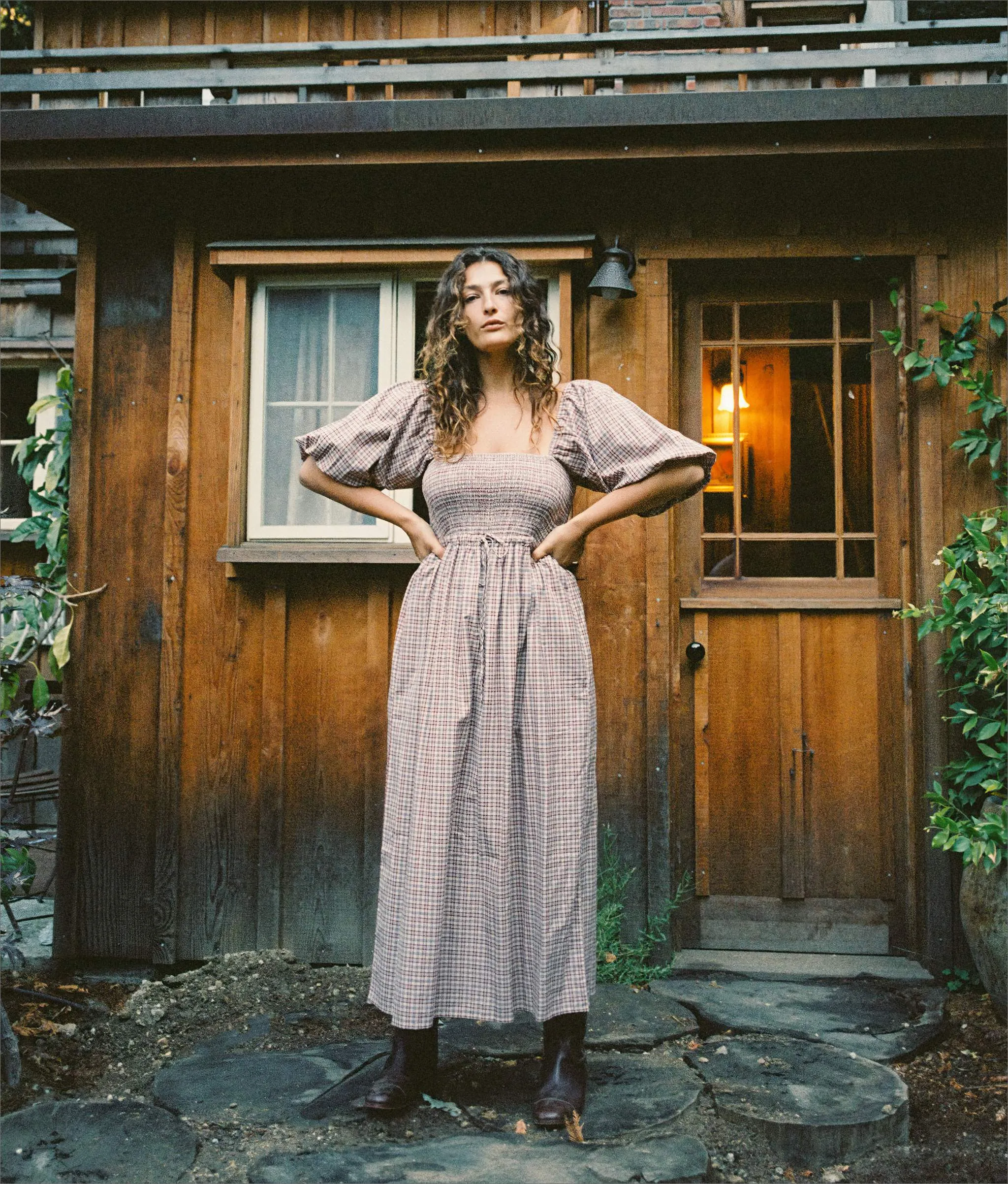 The Katrina Dress | Ruby Plaid sold by Christy Dawn product image thumbnail 4