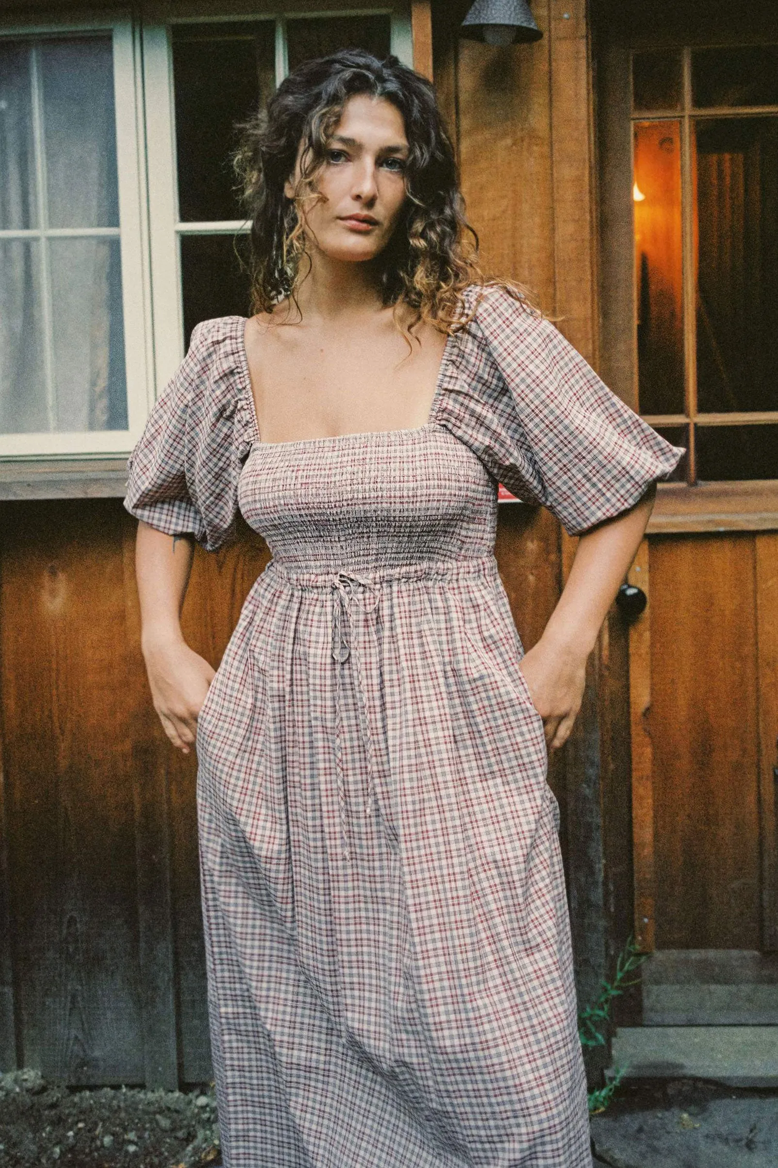 The Katrina Dress | Ruby Plaid sold by Christy Dawn