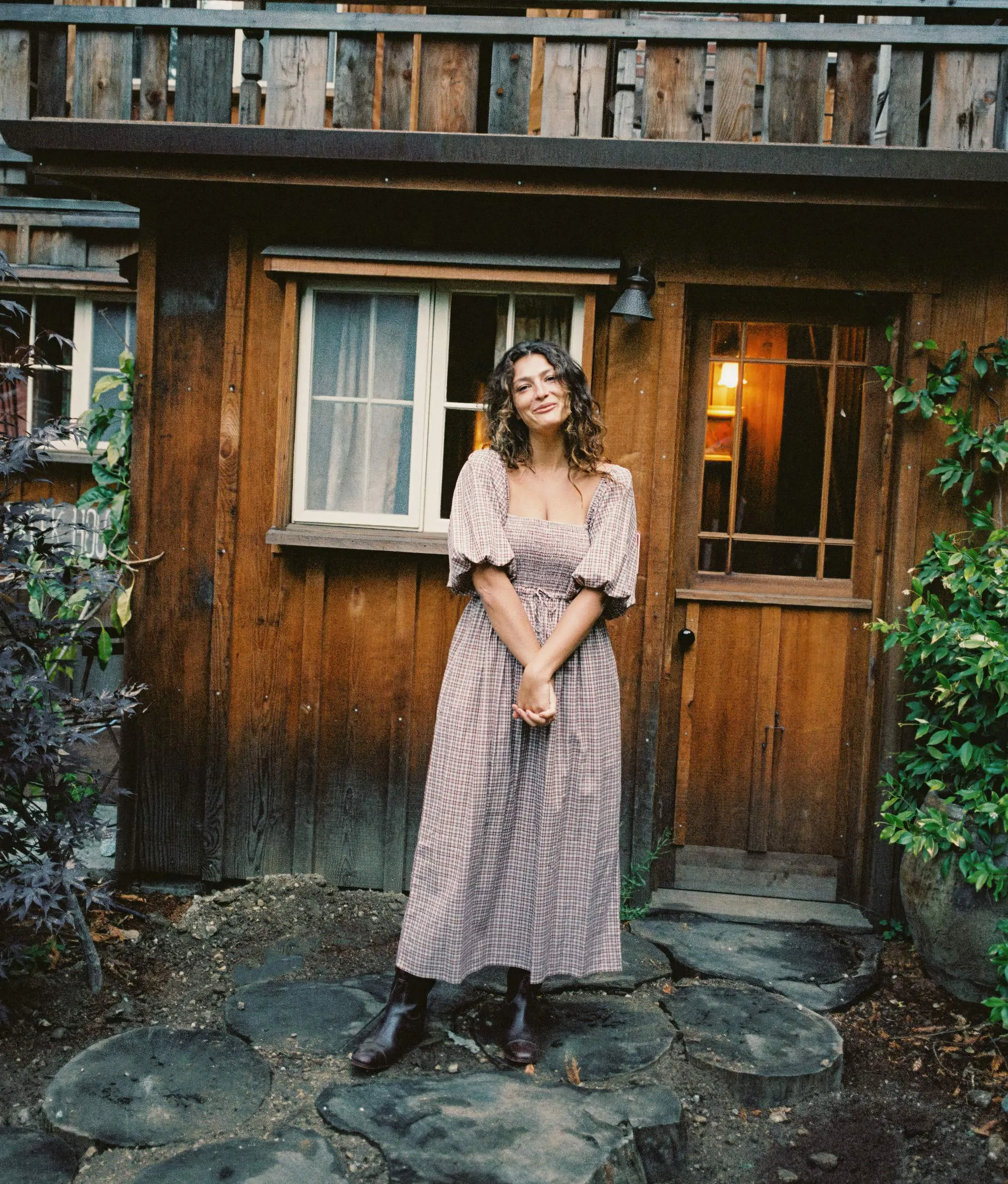 The Katrina Dress | Ruby Plaid sold by Christy Dawn product image thumbnail 5