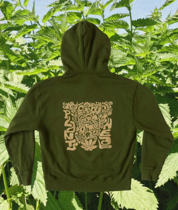 Plants Heal Hoodie | Moss sold by Christy Dawn
