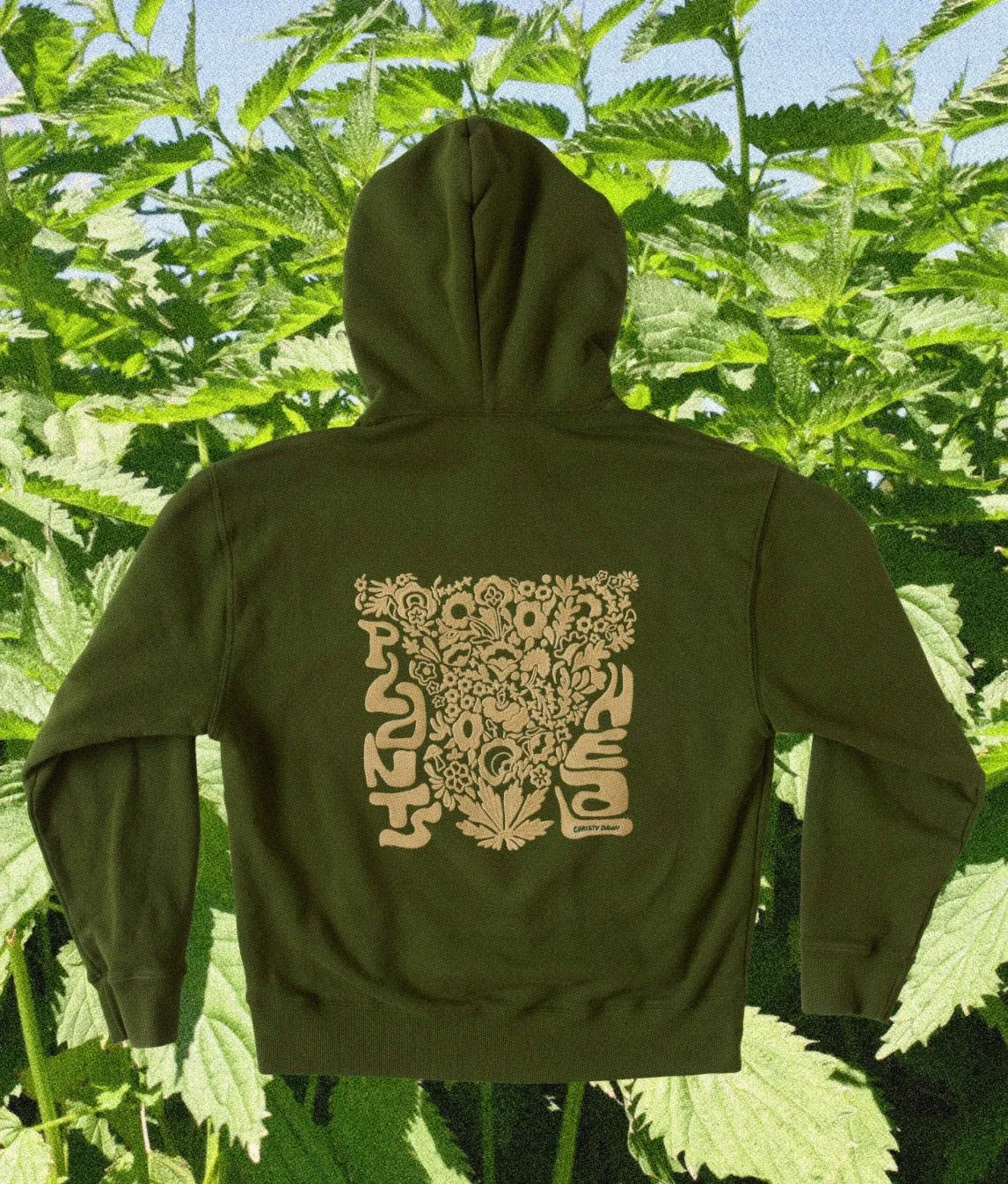 Plants Heal Hoodie | Moss sold by Christy Dawn