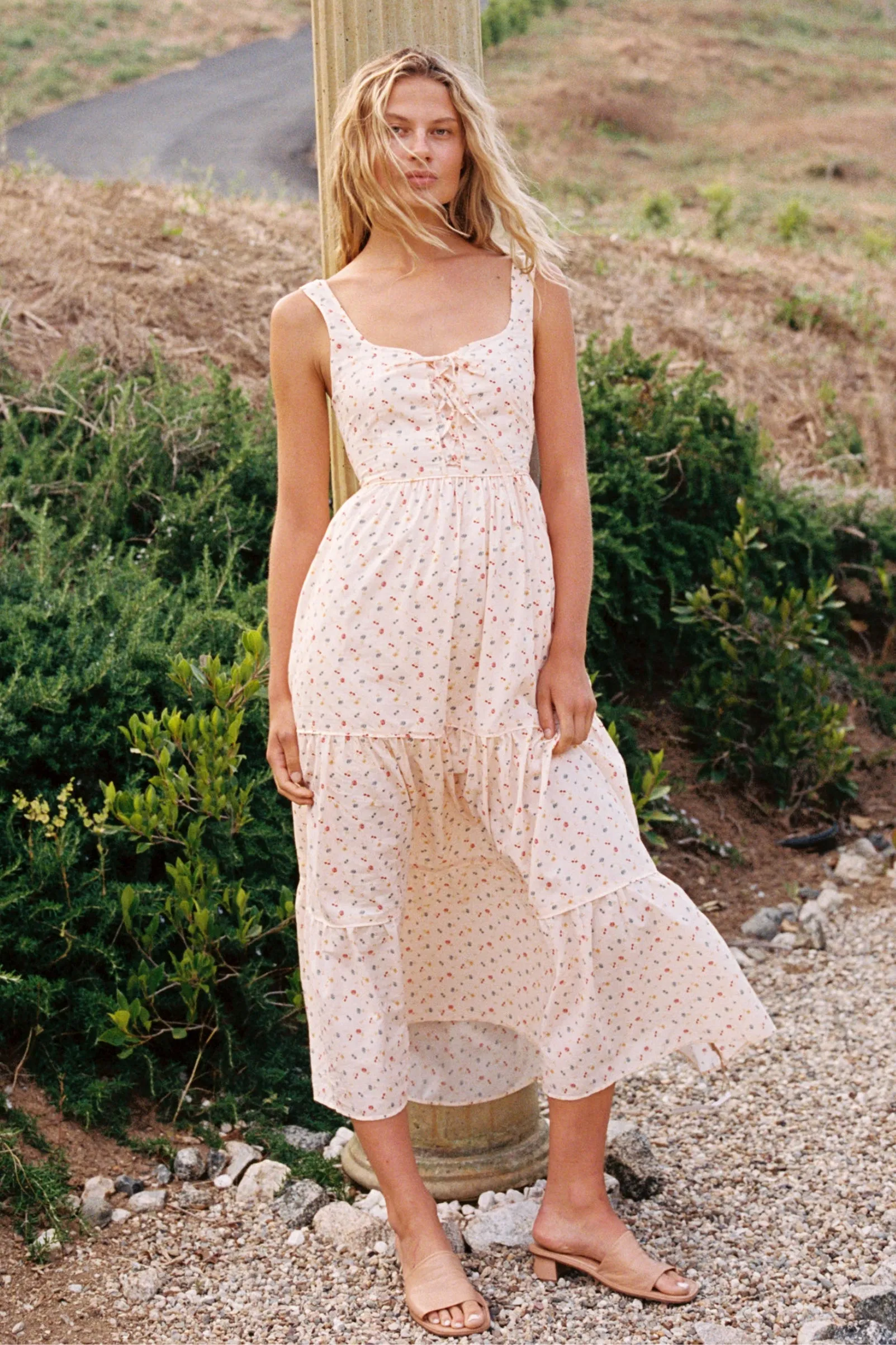 The Adele Dress | Carnelian Aster Garden sold by Christy Dawn