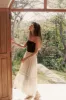 The Thelma Top | Noir Regenerative Pointelle sold by Christy Dawn