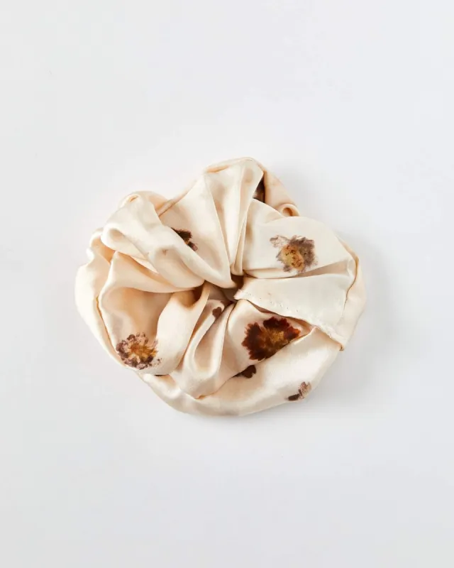 Silk Scrunchie | Coreopsis sold by Christy Dawn