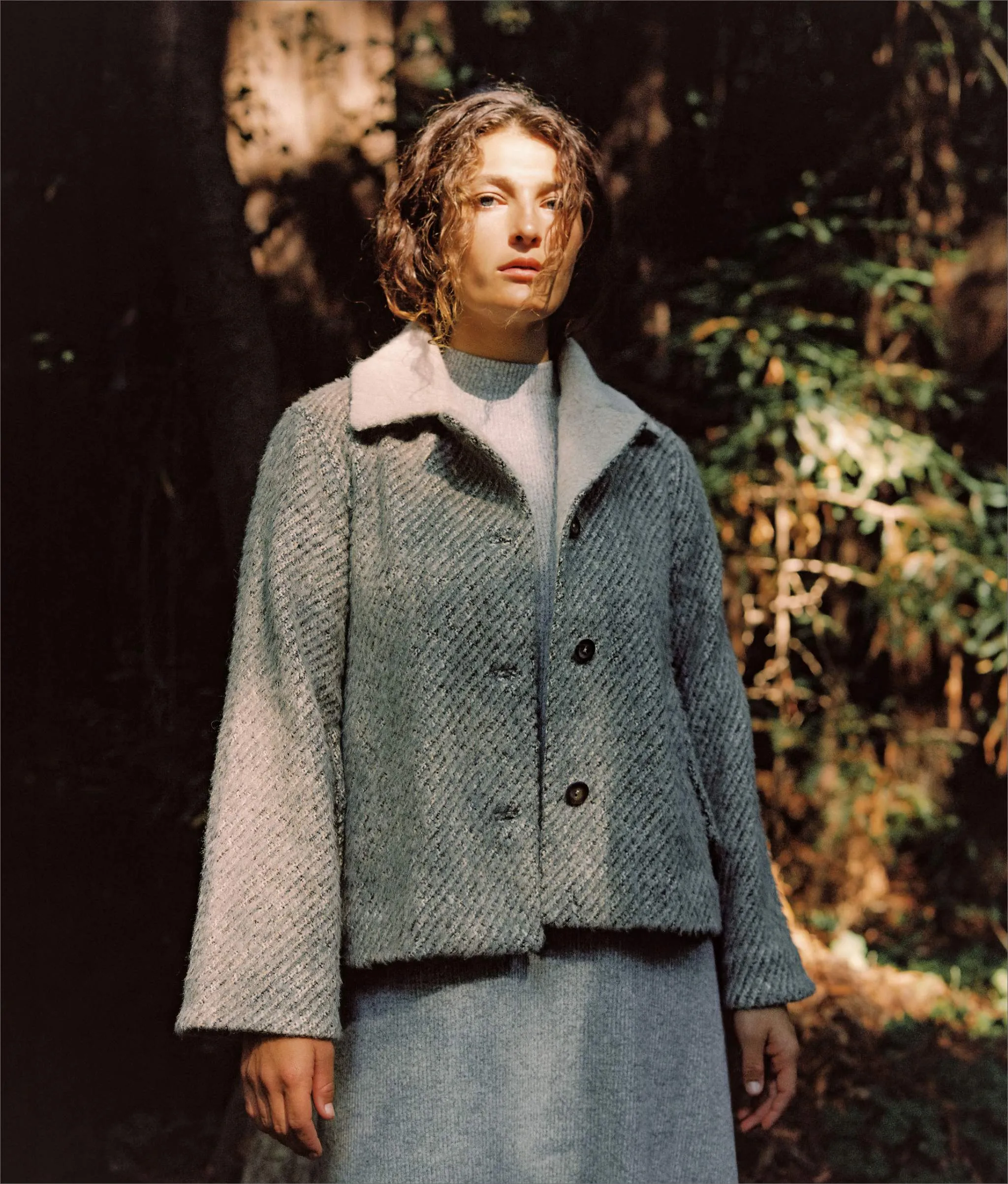 The Annika Jacket | Mist Stripe sold by Christy Dawn product image thumbnail 2