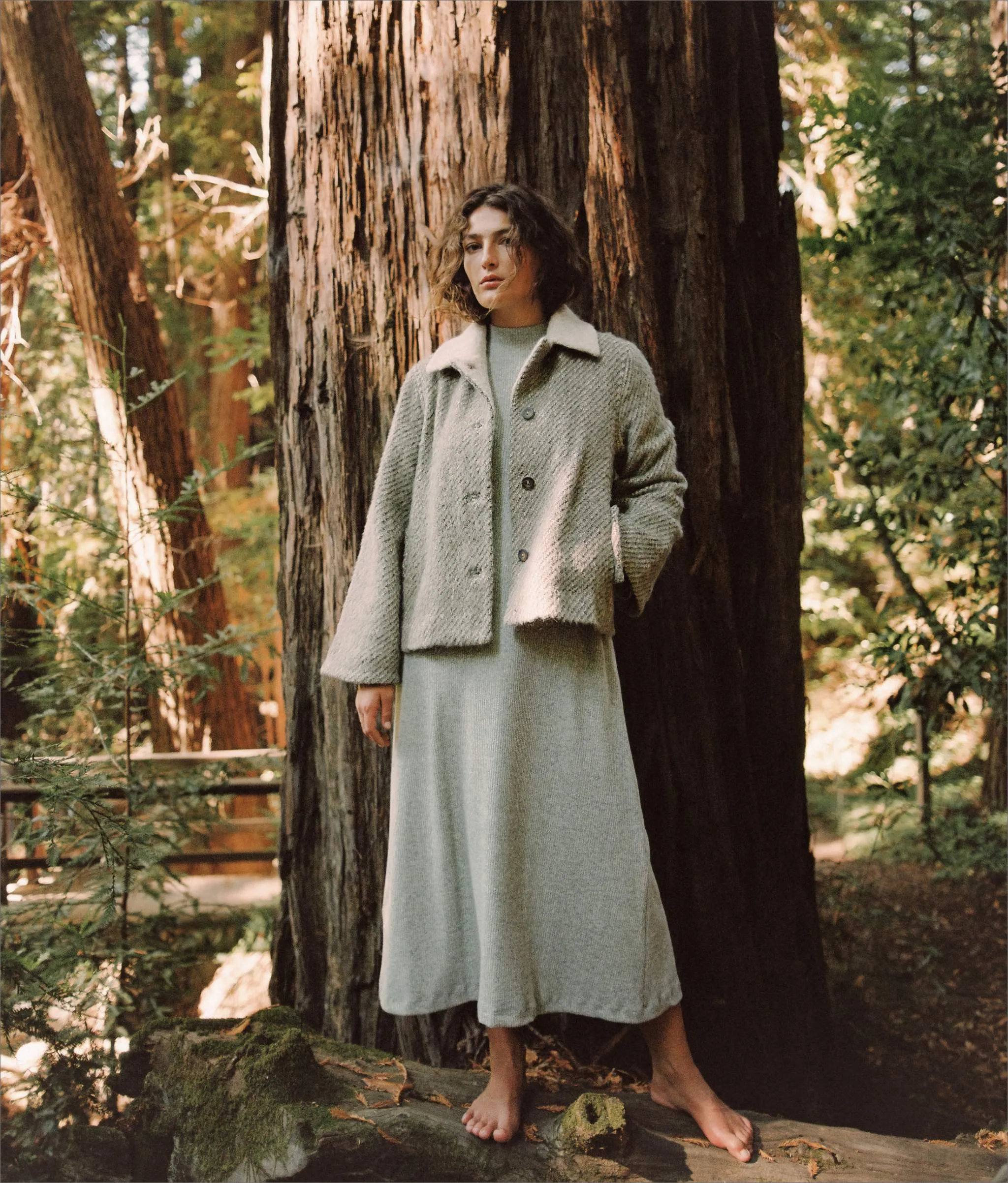 The Annika Jacket | Mist Stripe sold by Christy Dawn product image thumbnail 5