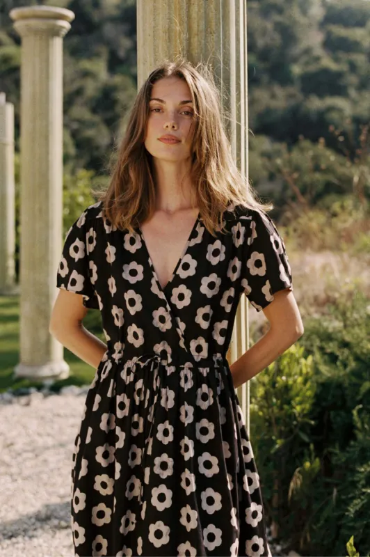 The Dawn Dress Petites | Noir Daisy sold by Christy Dawn